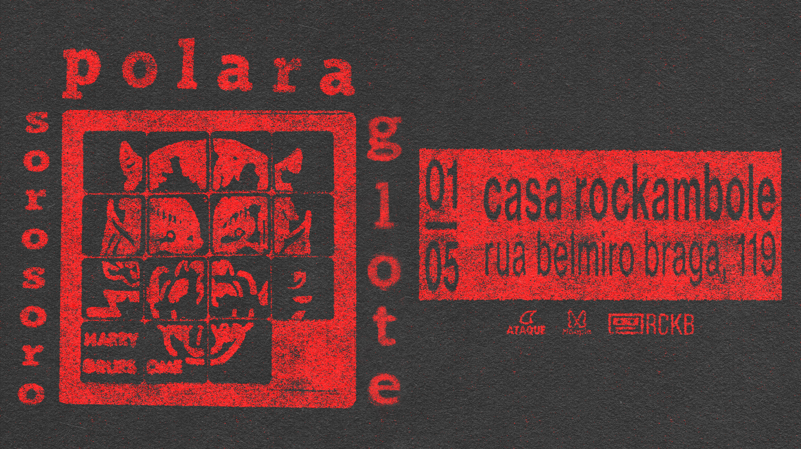 Polara + Glote + Sorosoro na Casa Rockambole