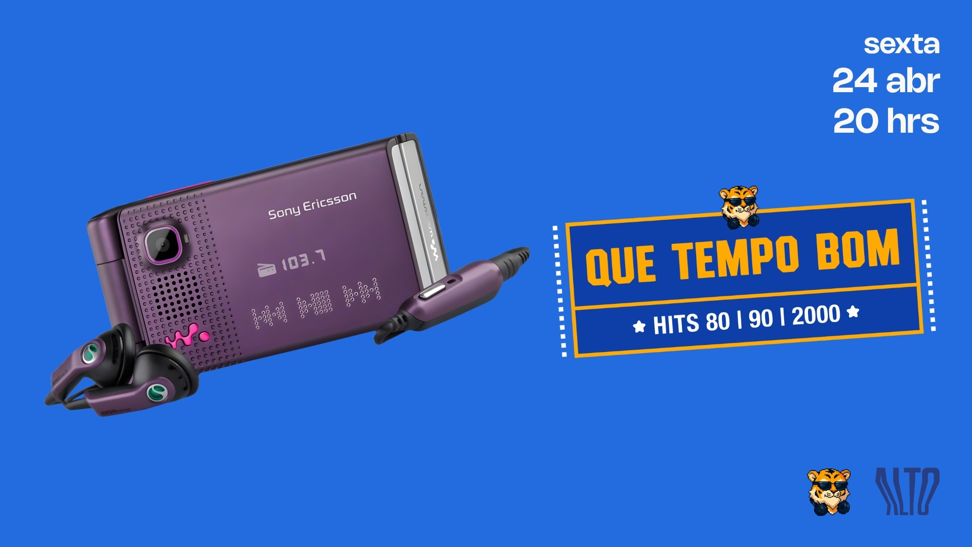 Que Tempo Bom no Bar Alto | 80s 90s e 2000s | Sexta 24.04