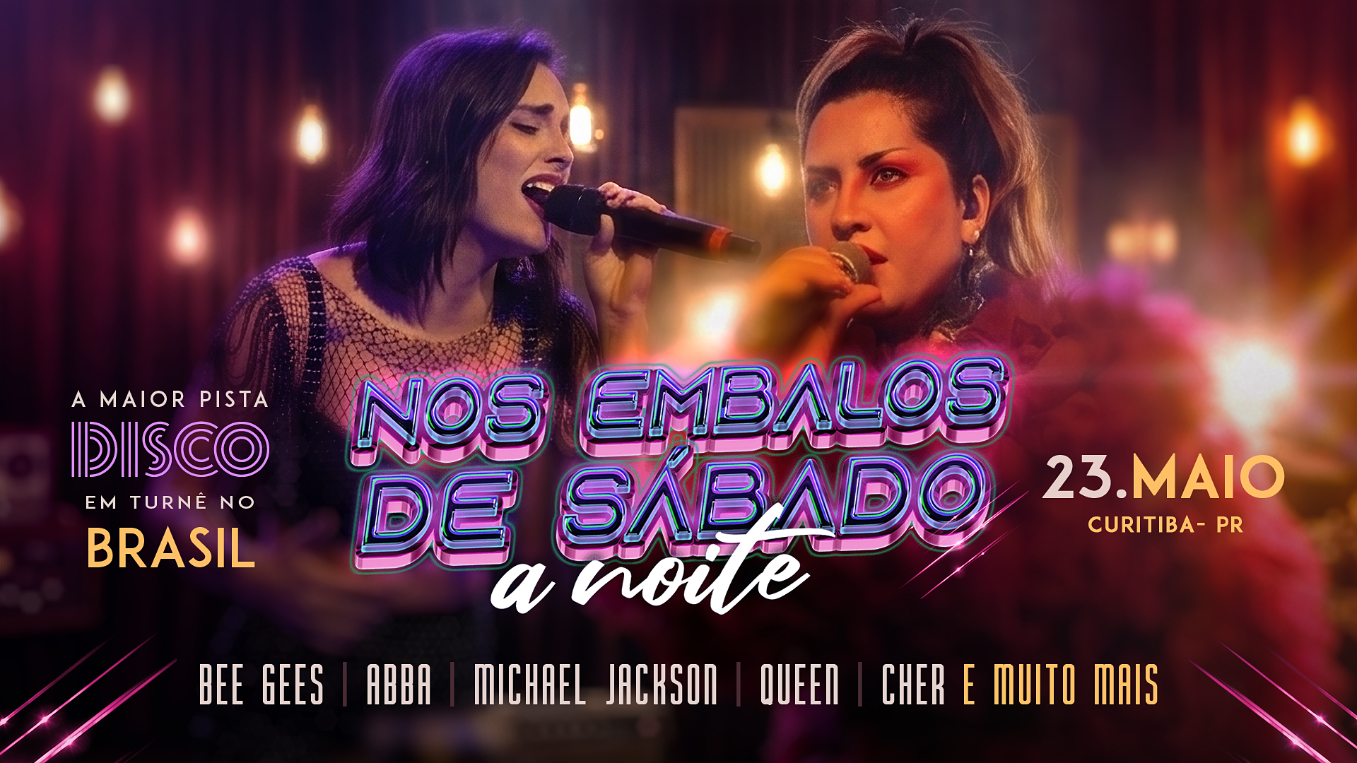 Nos embalos de sábado a noite em Curitiba 