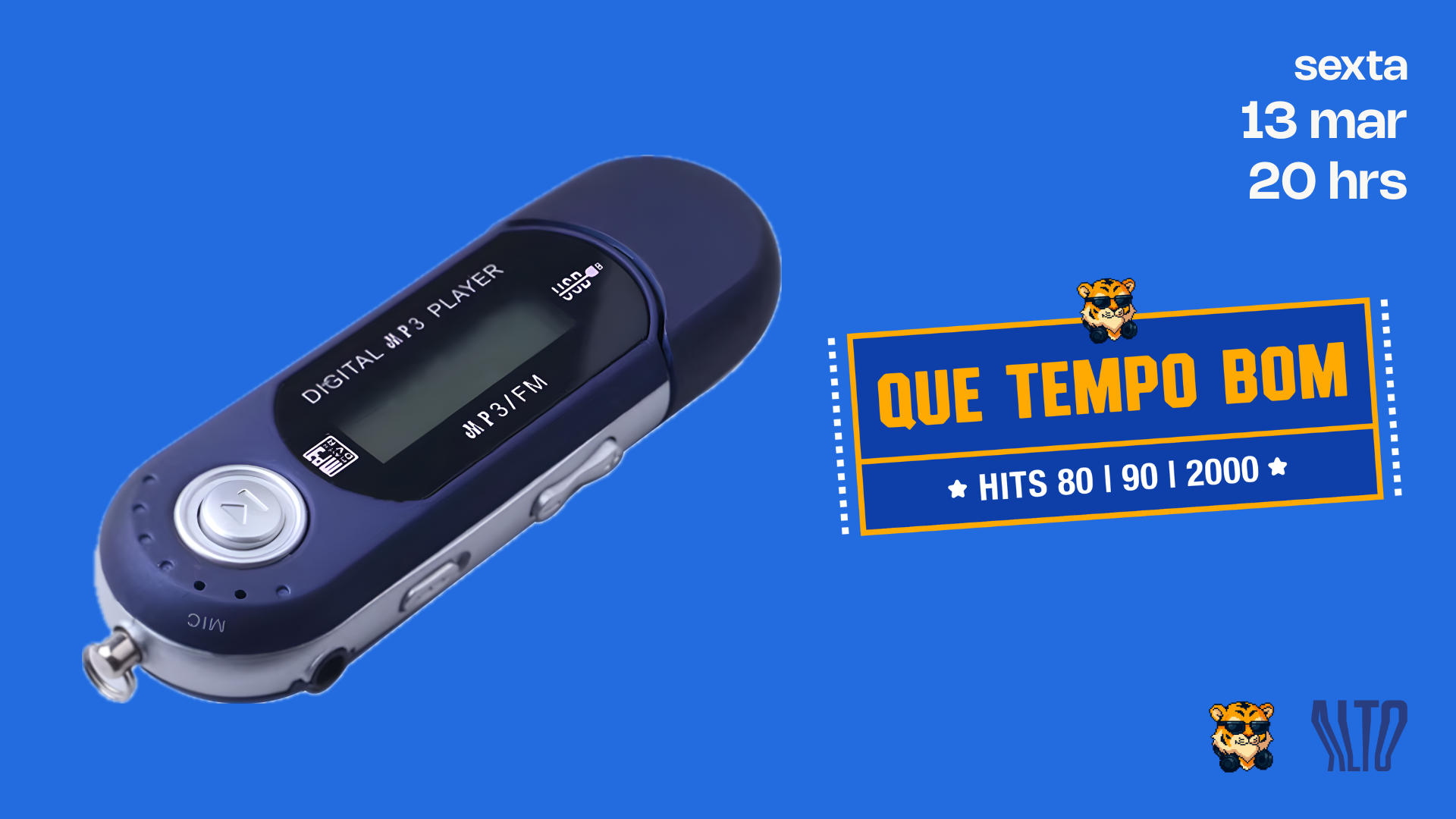 Que Tempo Bom no Bar Alto | hits 80s, 90s, e 2000s | Sexta 13.03