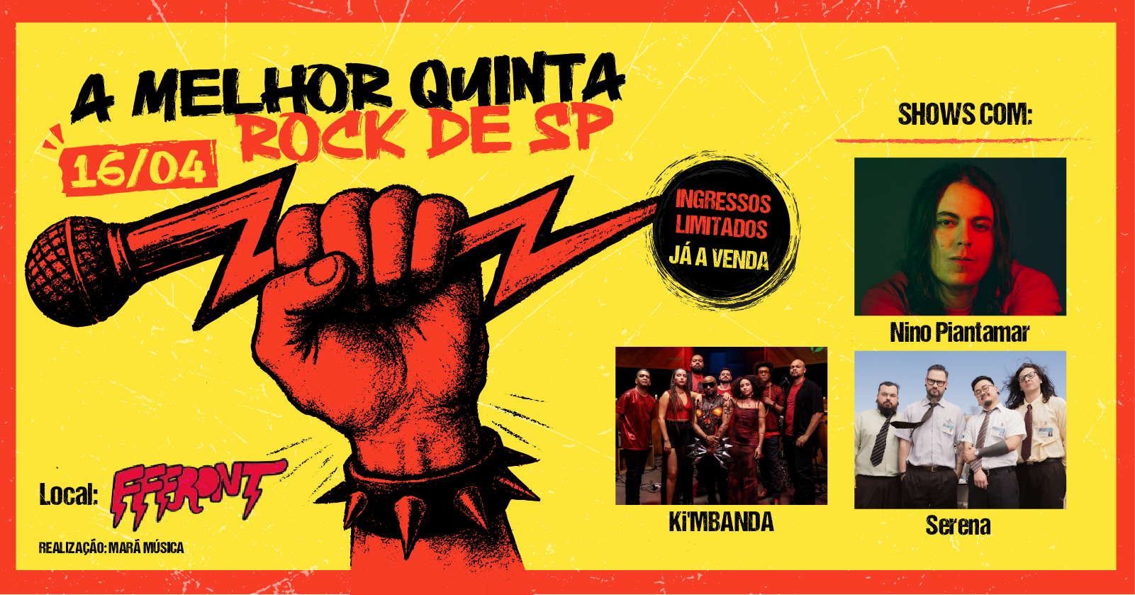 A Melhor Quinta Rock de São Paulo.