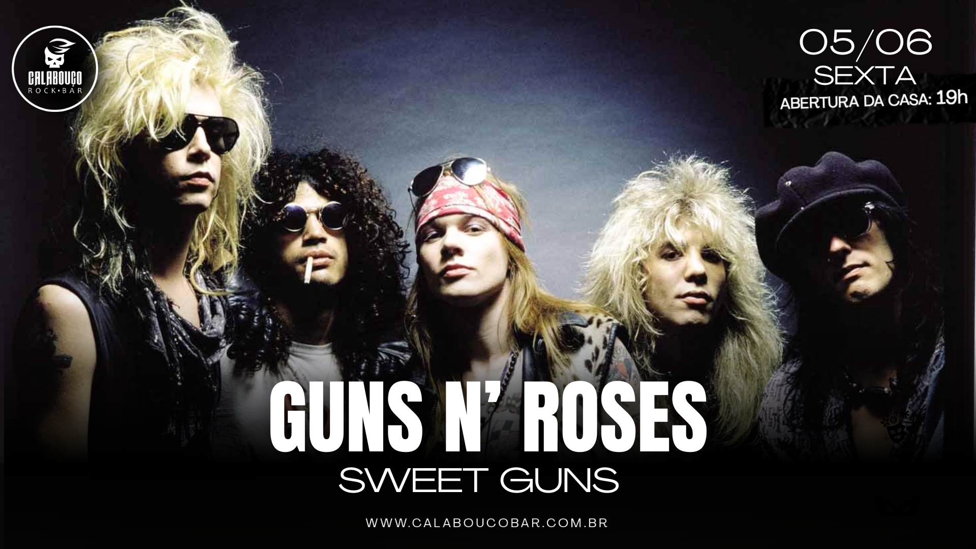 GUNS N' ROSES com Sweet Guns