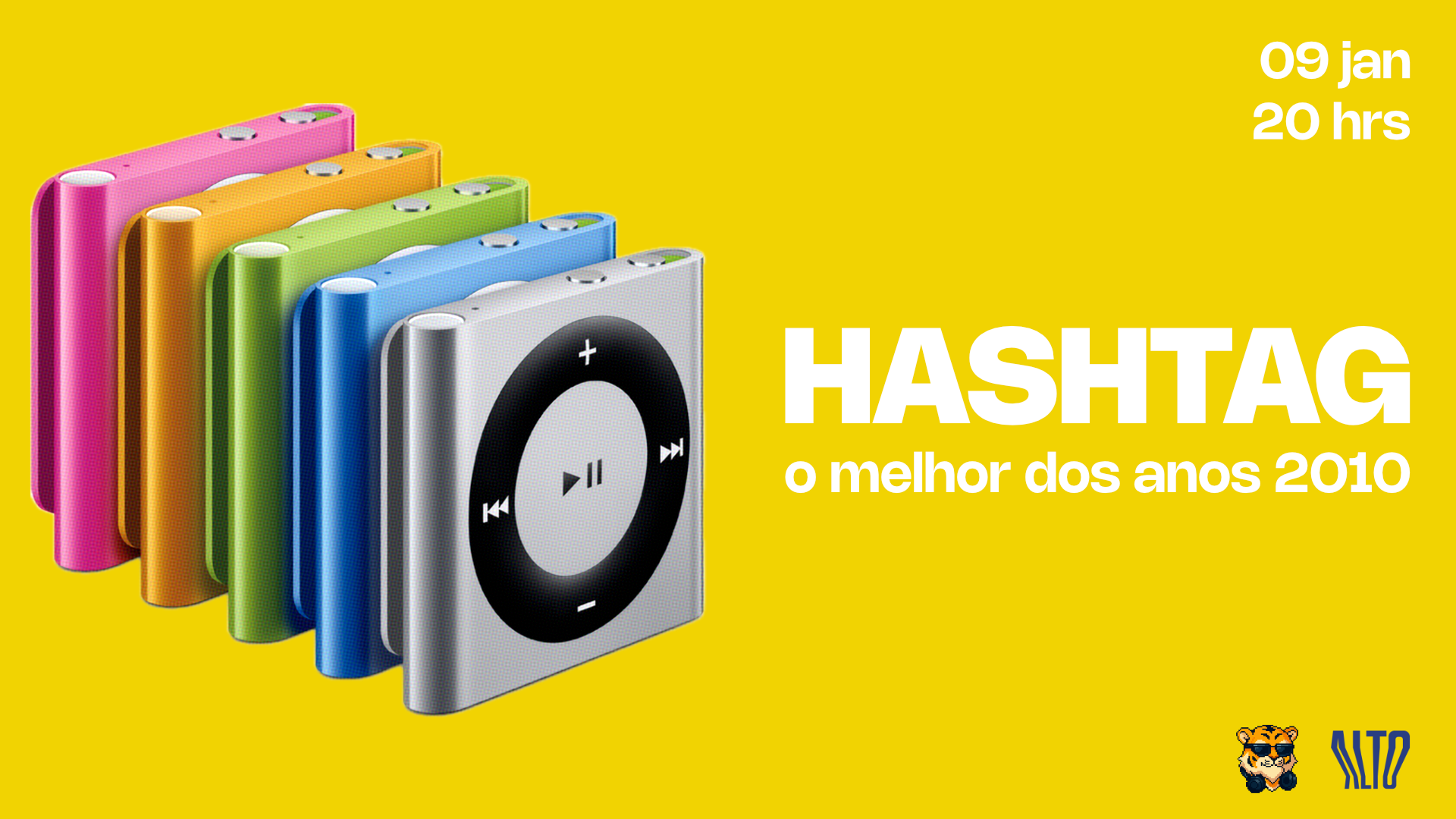 HASHTAG no Bar Alto | o melhor dos anos 2010 | 09.01 Sexta