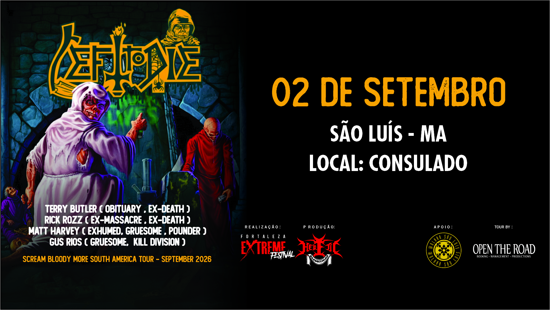Left to Die l Death - São Luis em São Luís