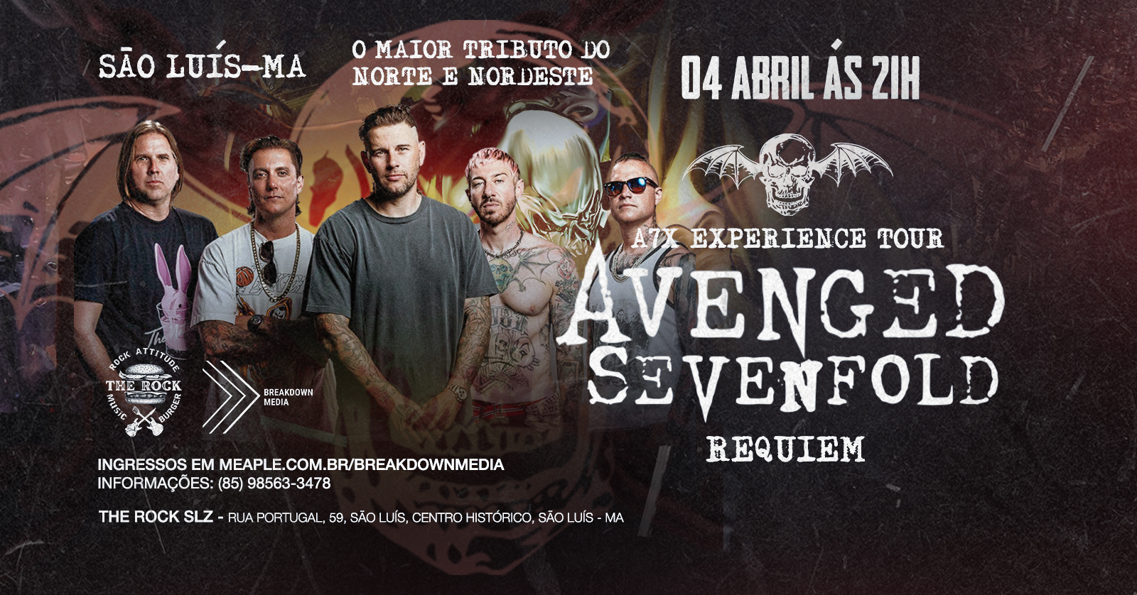 TRIBUTO AO AVENGED SEVENFOLD EM SÃO LUÍS-MA | A7X EXPERIENCE TOUR