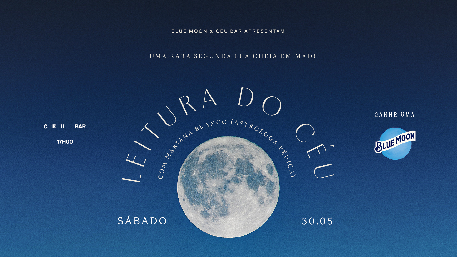 Leitura do Céu - Blue Moon - 30/05
