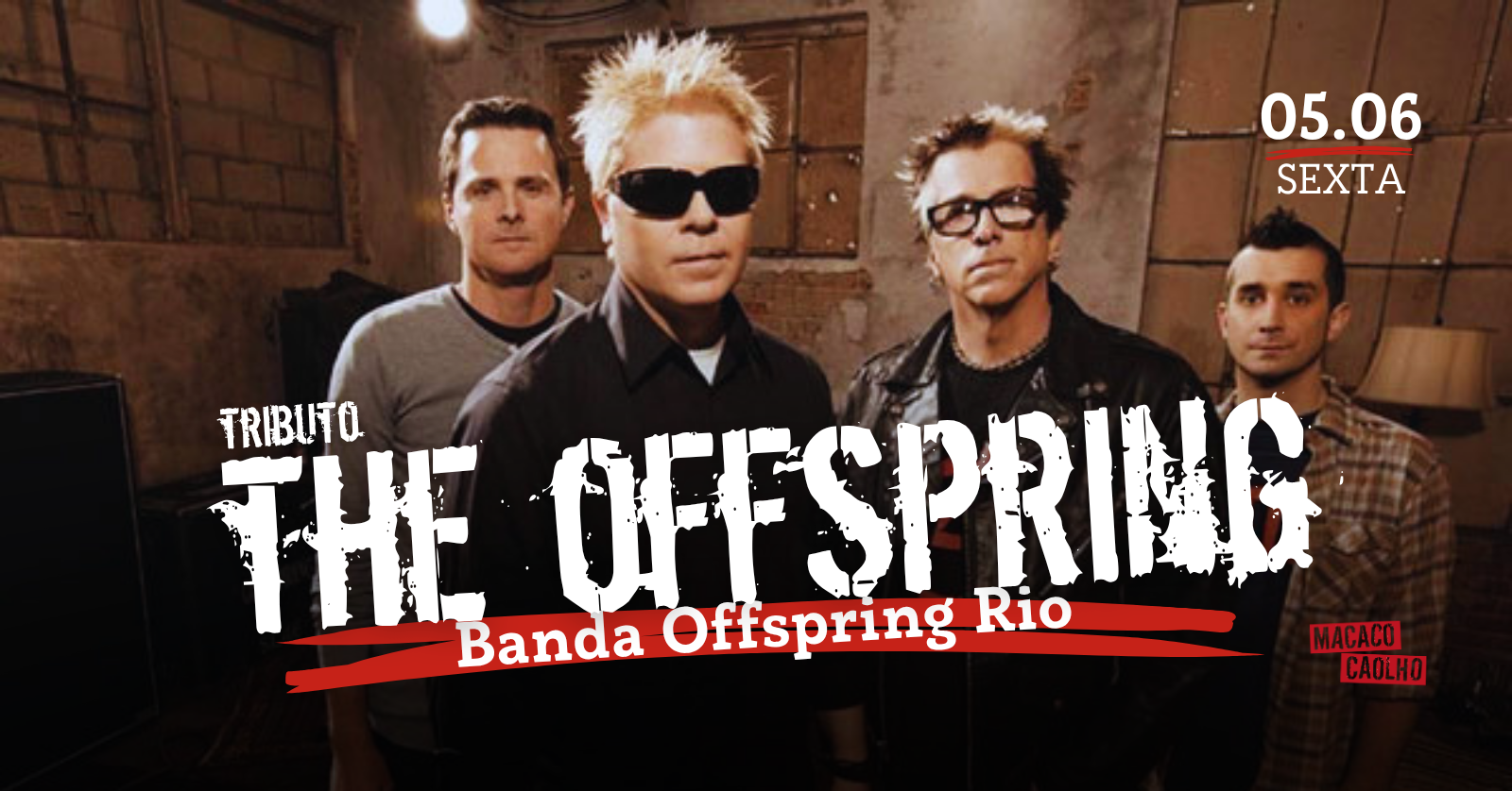 Tributo The Offspring c/ Banda Offspring Rio - SEX 05.JUN