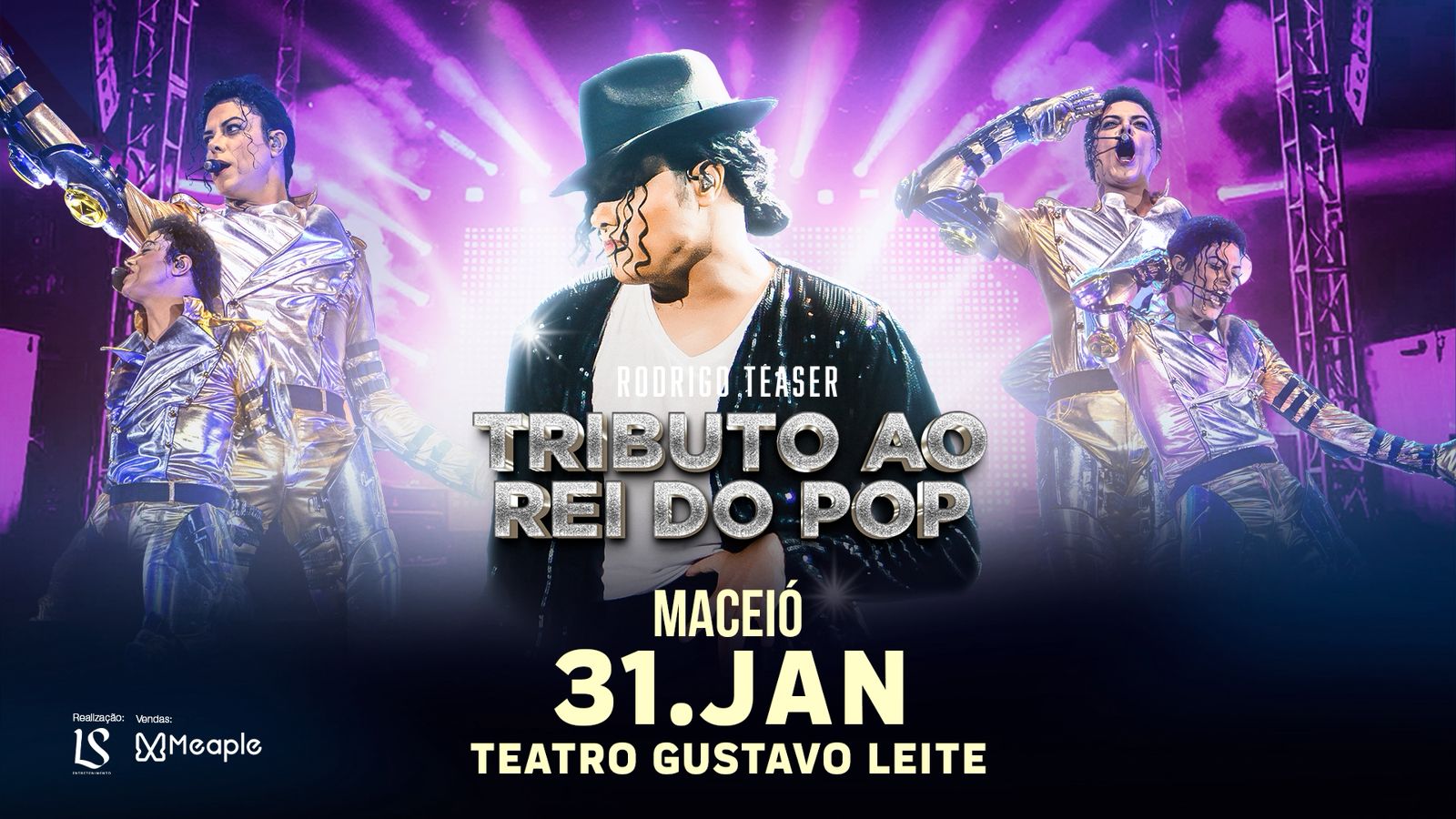 Rodrigo Teaser — Tributo ao Rei do Pop em Maceió