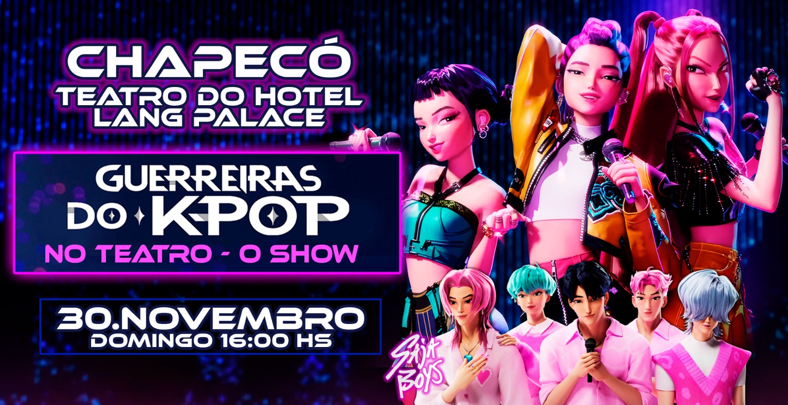 As Guerreiras do K-POP no Teatro - O Show Chapecó