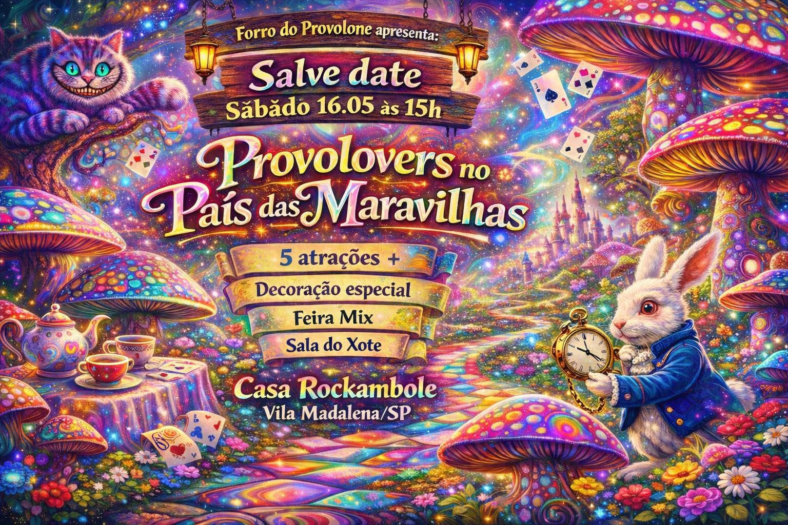 Provolone Apresenta: Provolovers no País das Maravilhas