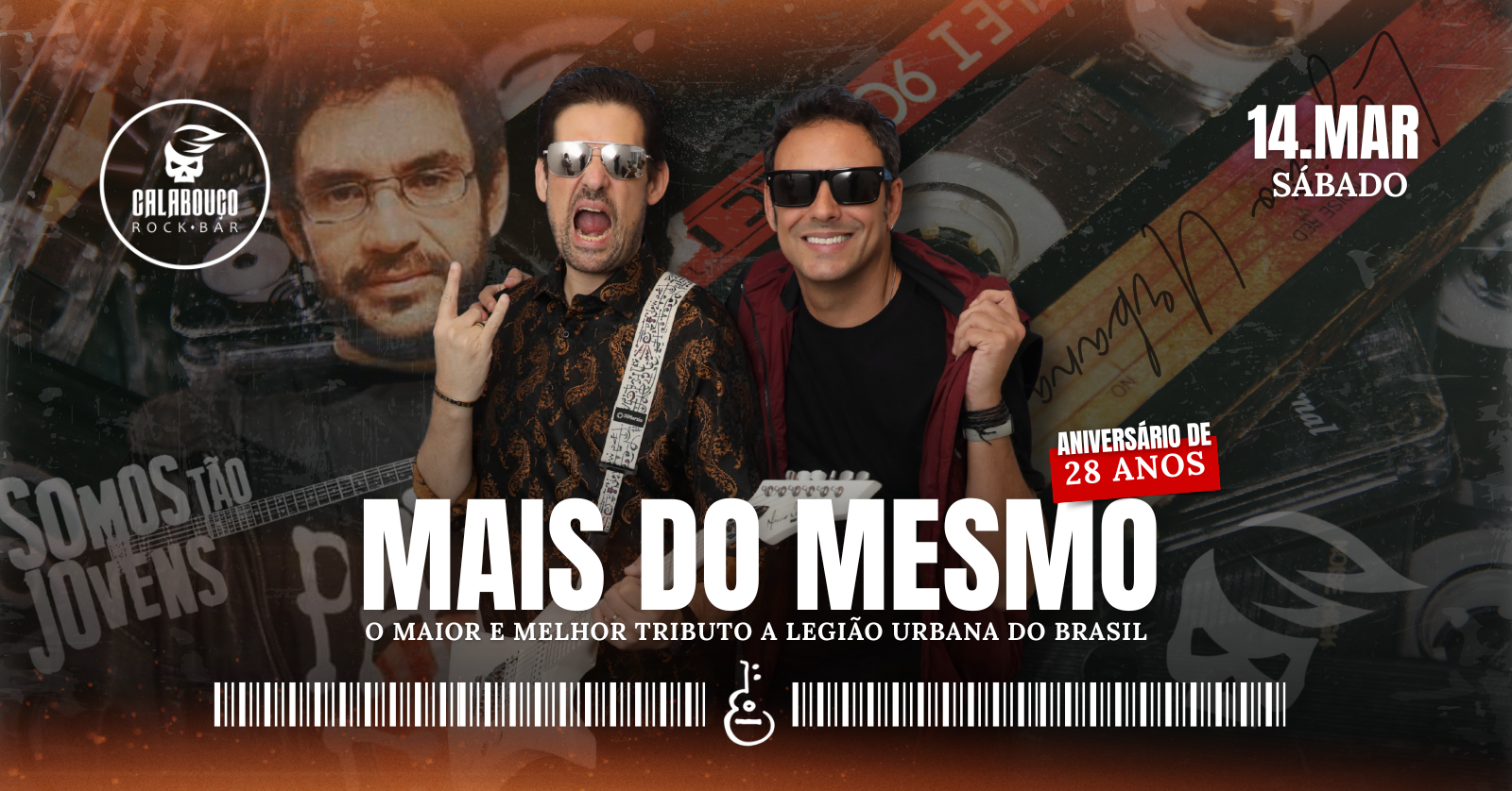 MAIS DO MESMO no Calabouço Bar - 28 anos de MDM