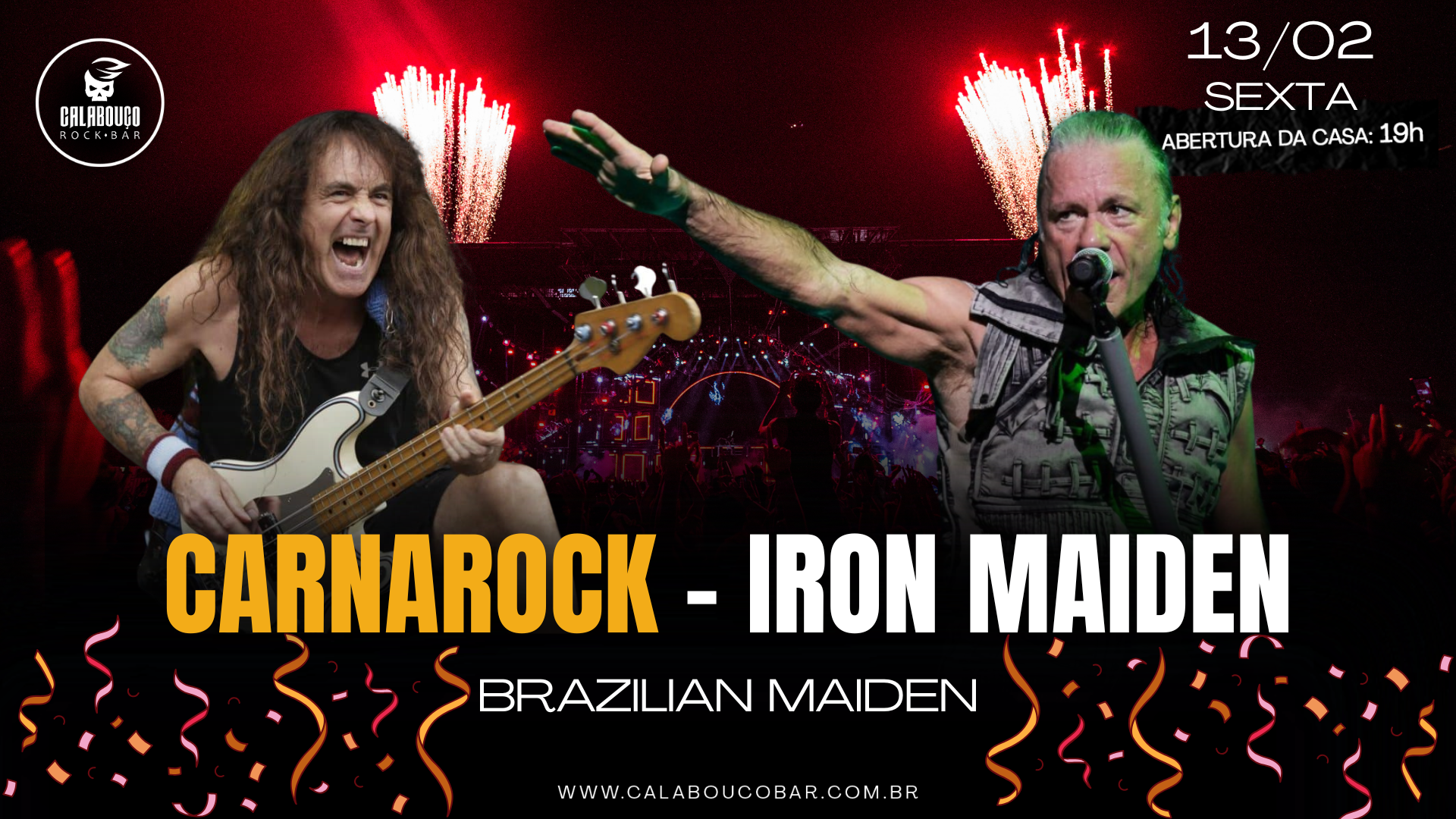 CARNAROCK - IRON MAIDEN com Brazilian Maiden