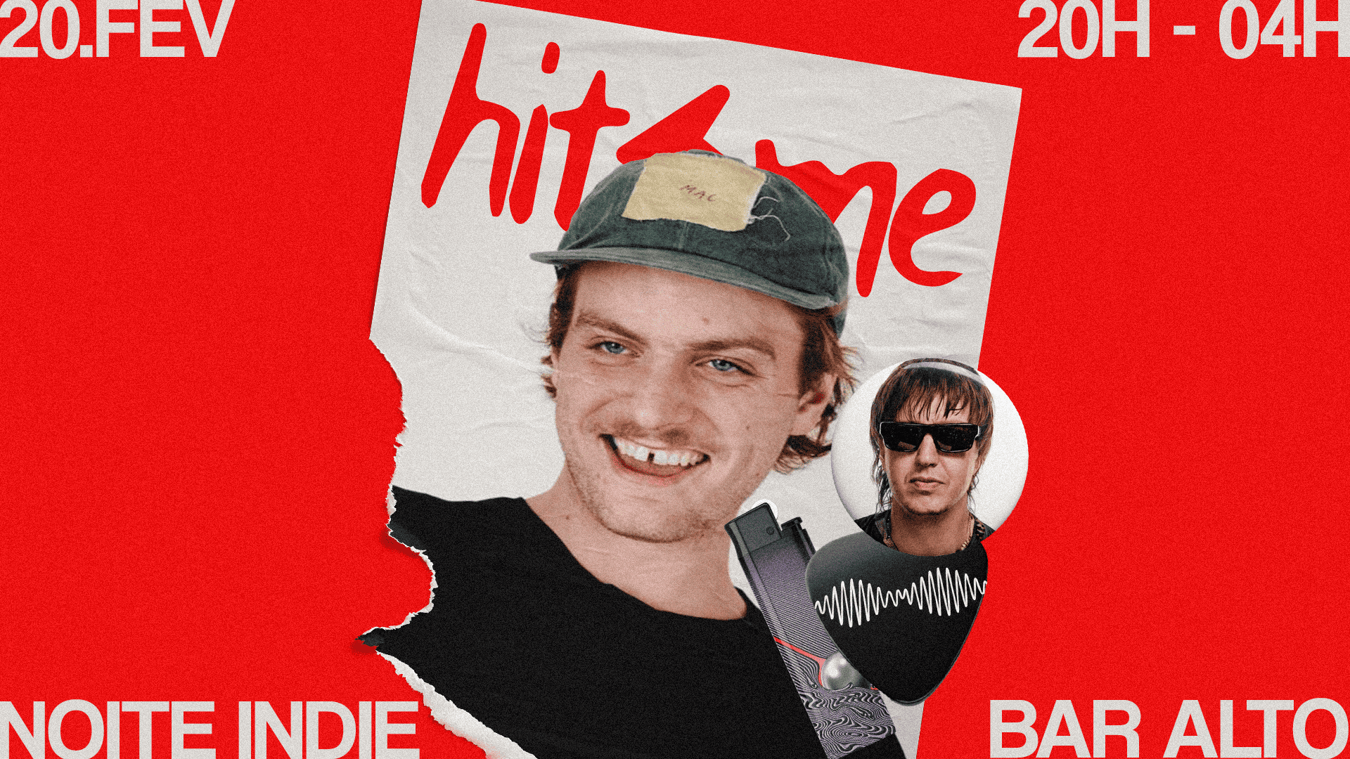 Hits Me Like a Party: Noite Indie no Bar Alto | Sexta-feira 20.02