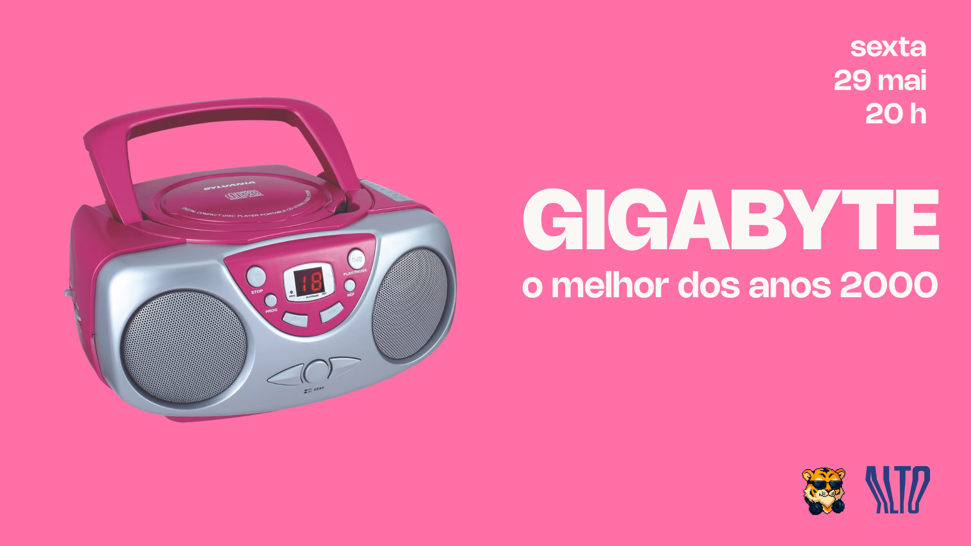 Gigabyte 2000 no Bar Alto | O melhor dos anos 2000 | Sexta 29.05