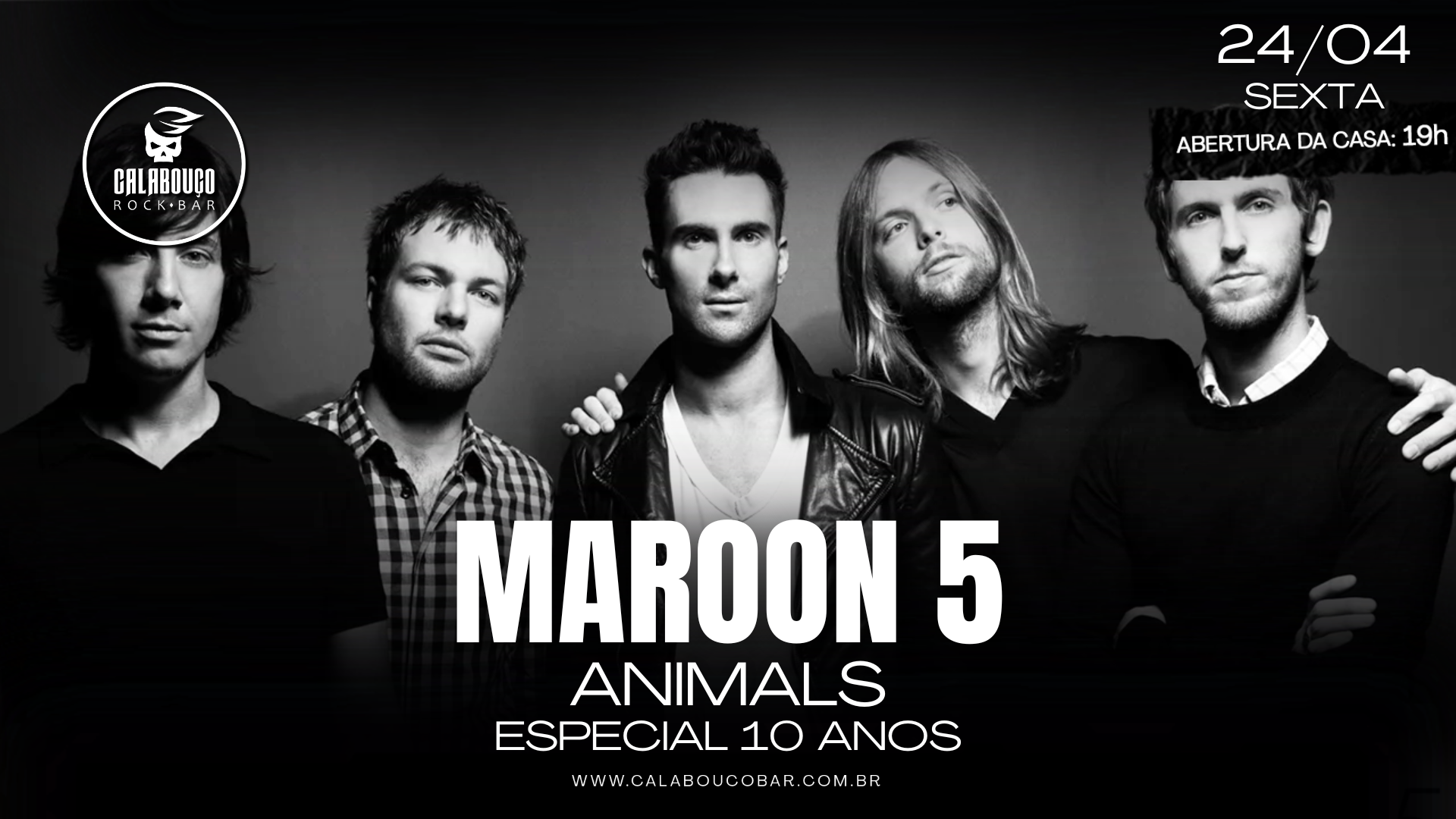 MAROON 5 com Animals - 10 ANOS