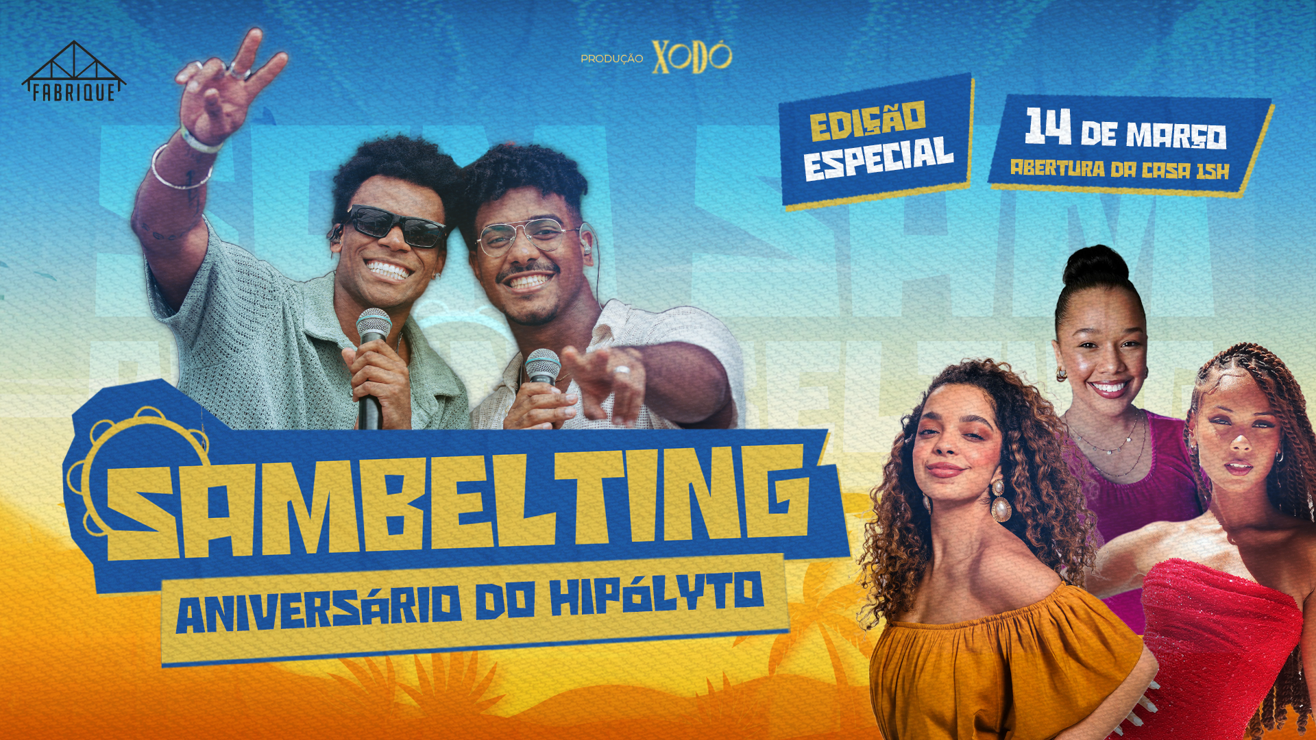 Sambelting - 3ª edição - Aniversário do Hipólyto