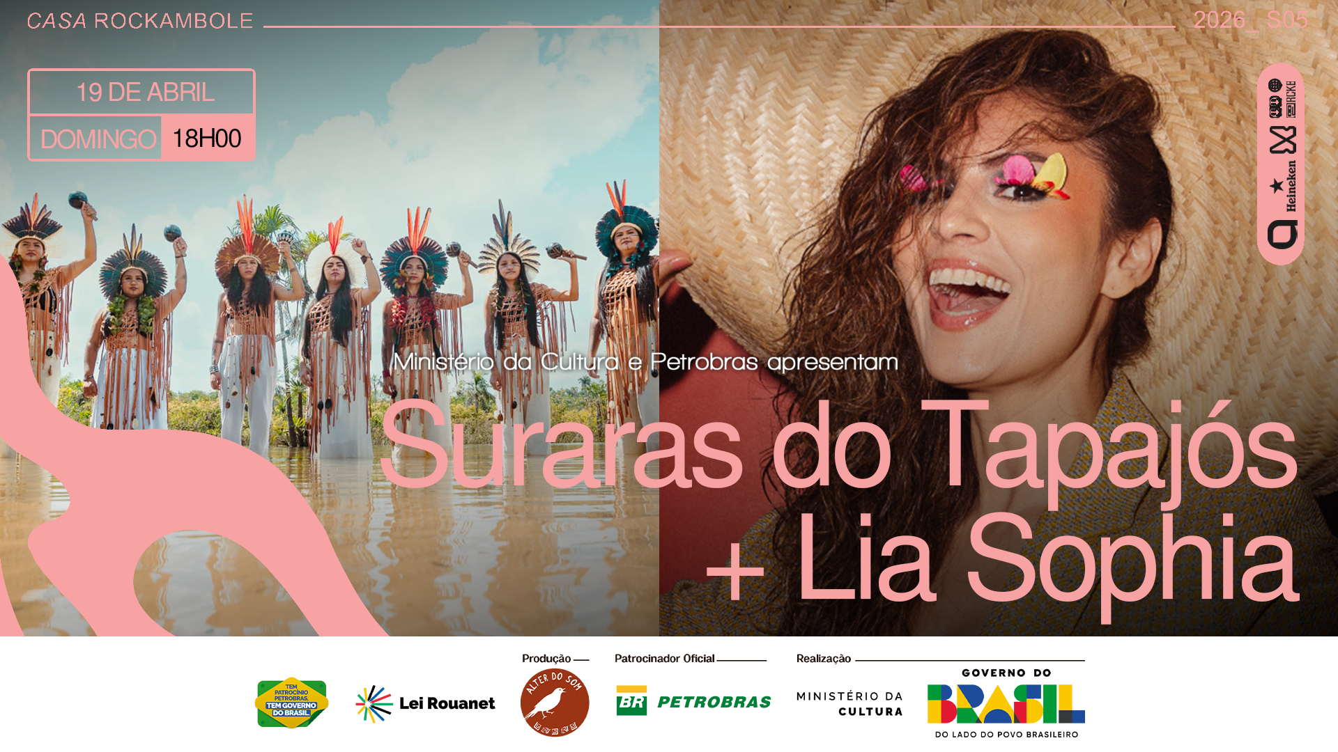 Suraras do Tapajós com Lia Sophia na Casa Rockambole