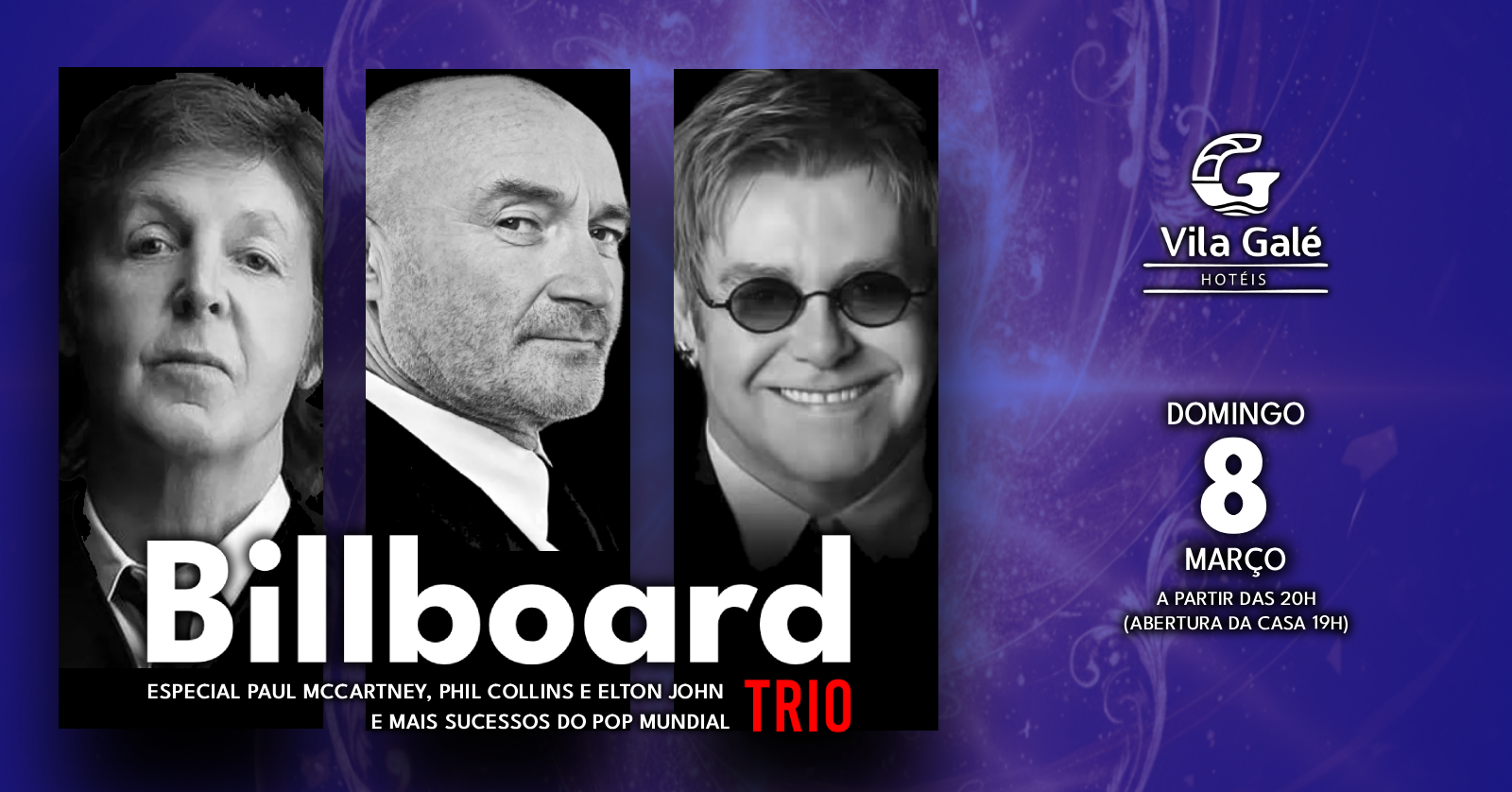 Billboard Trio no Hotel Vila Galé RJ - 8/3
