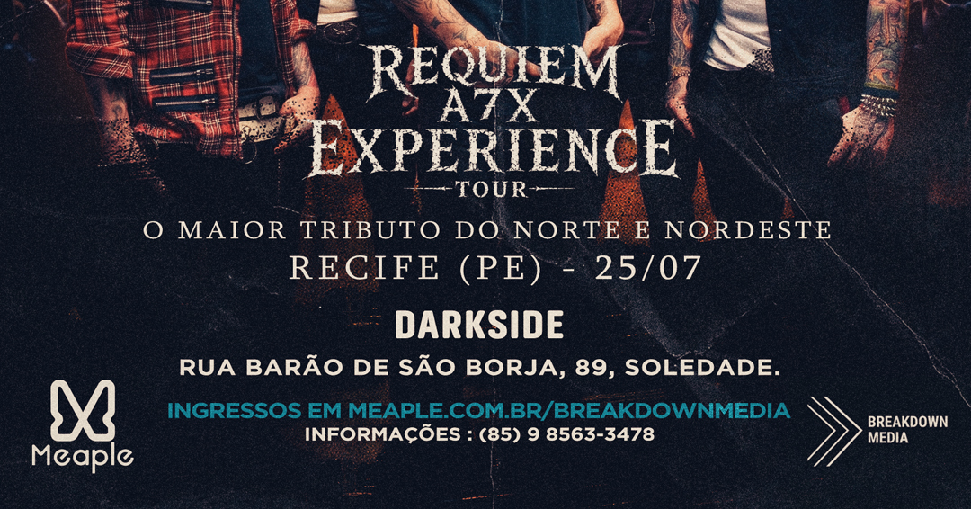 Requiem em Recife | A7X Experience Tour