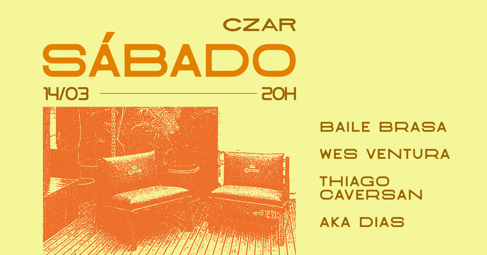 Sábado no Czar (14/03)