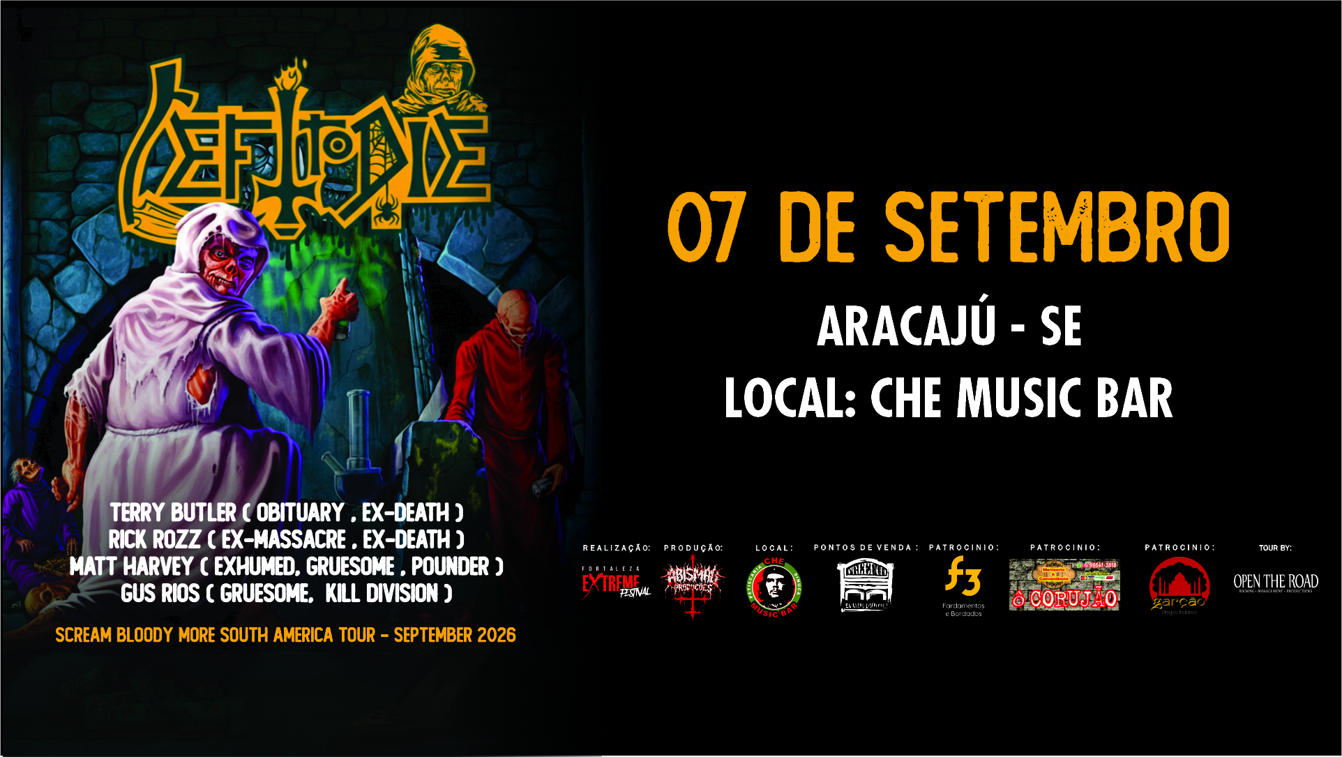 Left to Die l Death - Aracaju em Aracaju