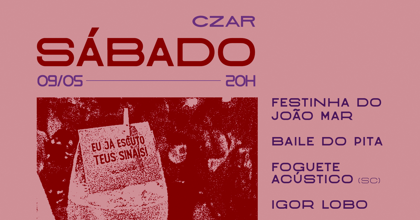 Sábado no Czar (09/05)