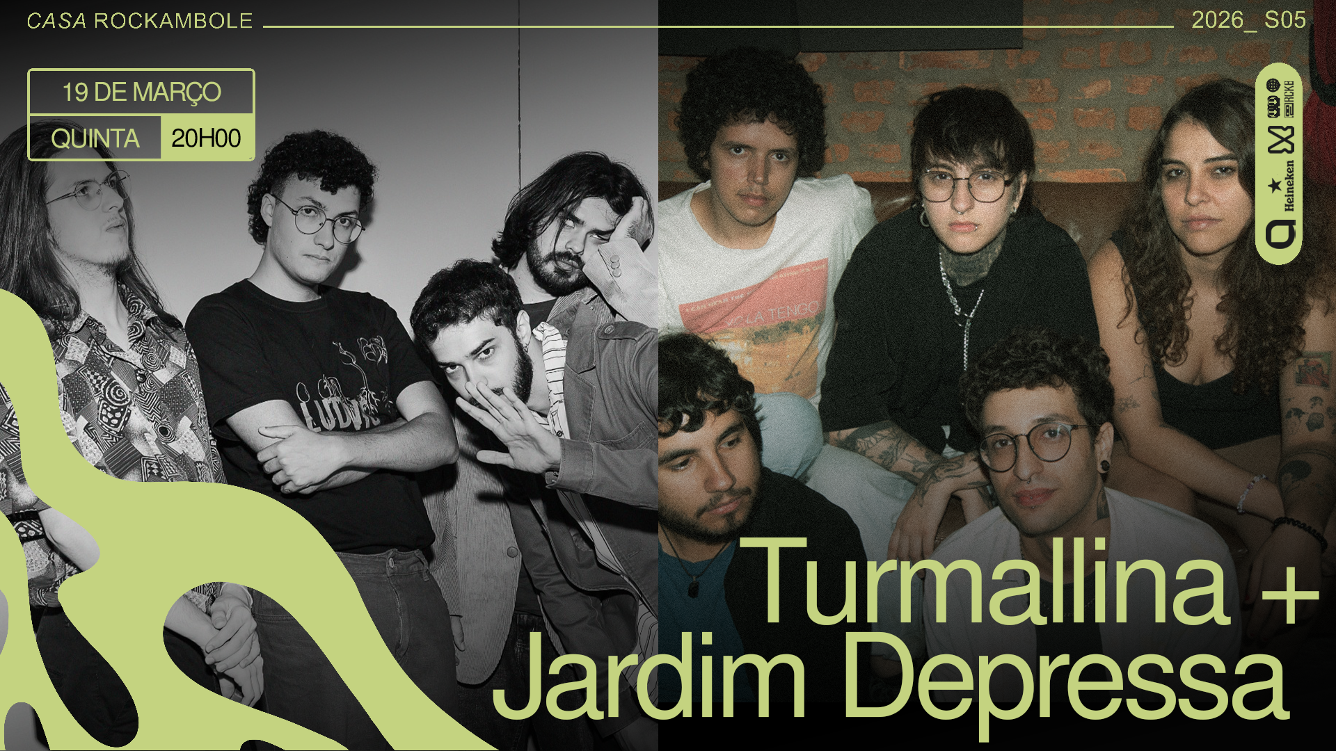 Turmallina + Jardim Depressa na Casa Rockambole