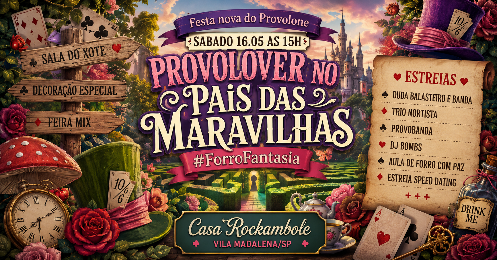Provolone Apresenta: Provolovers no País das Maravilhas