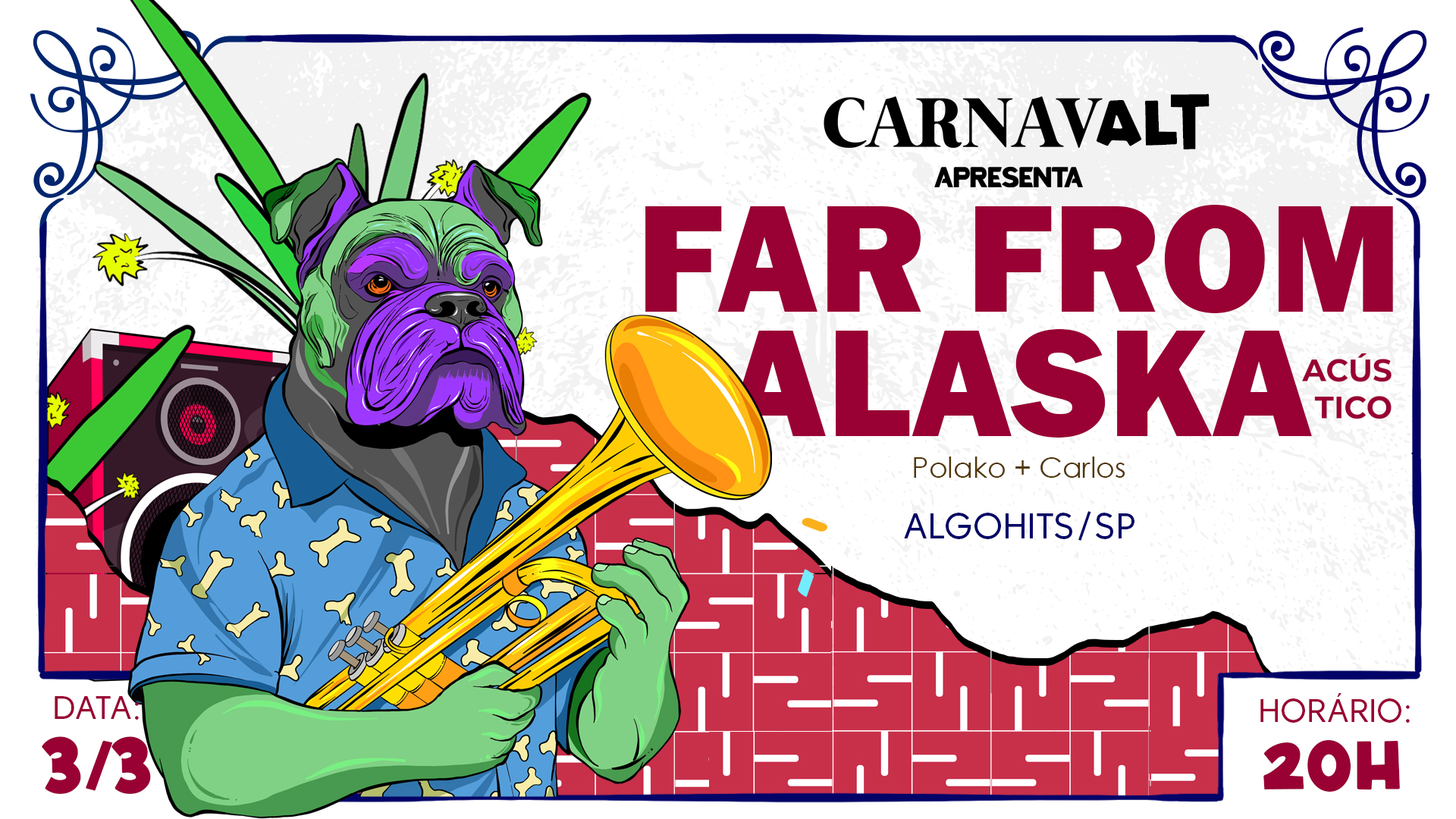 Carnavalt - Noite 2 com: FAR FROM ALASKA. em São Paulo