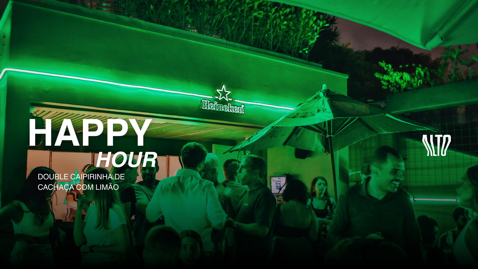 Happy Hour | 18h até 20h com Entrada VIP 27.02 no Bar Alto