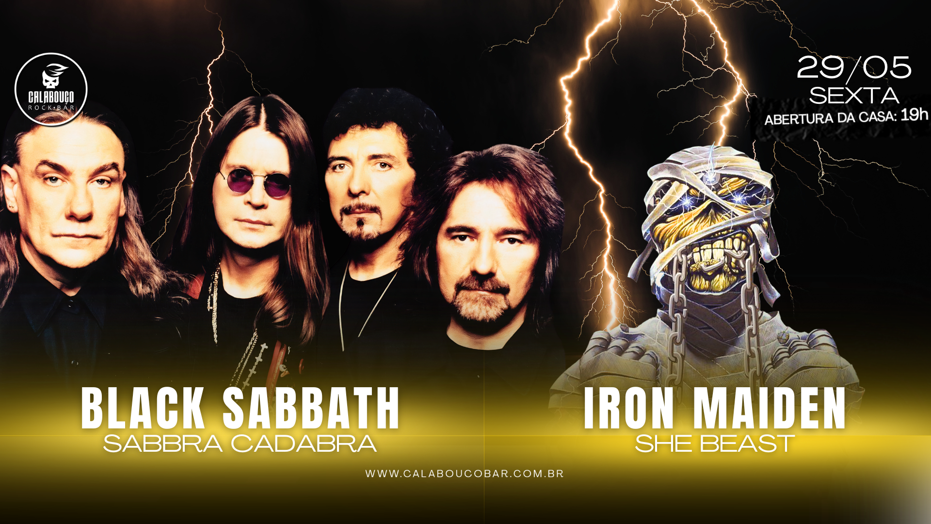 BLACK SABBATH + IRON MAIDEN