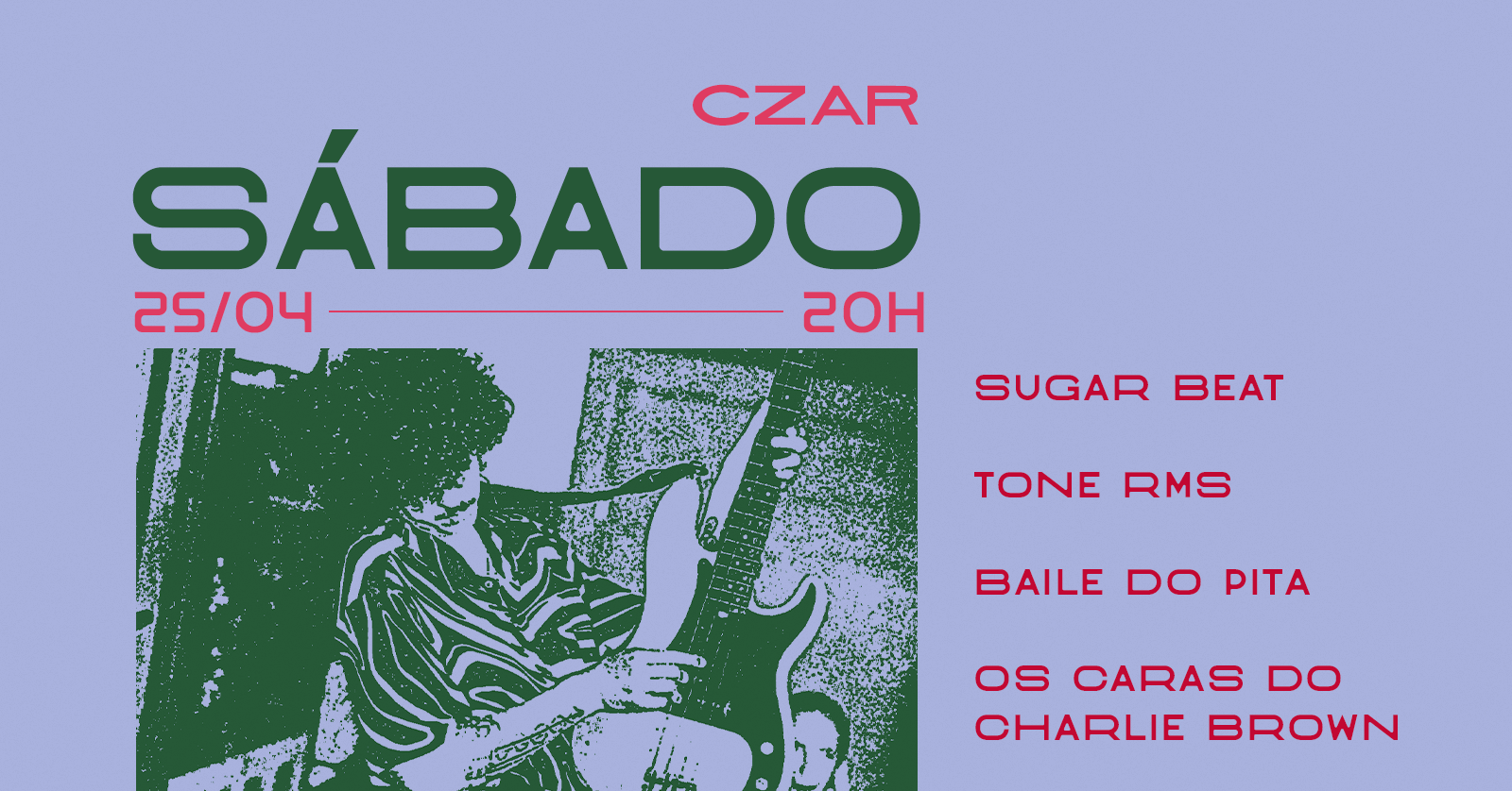 Sábado no Czar (25/04)