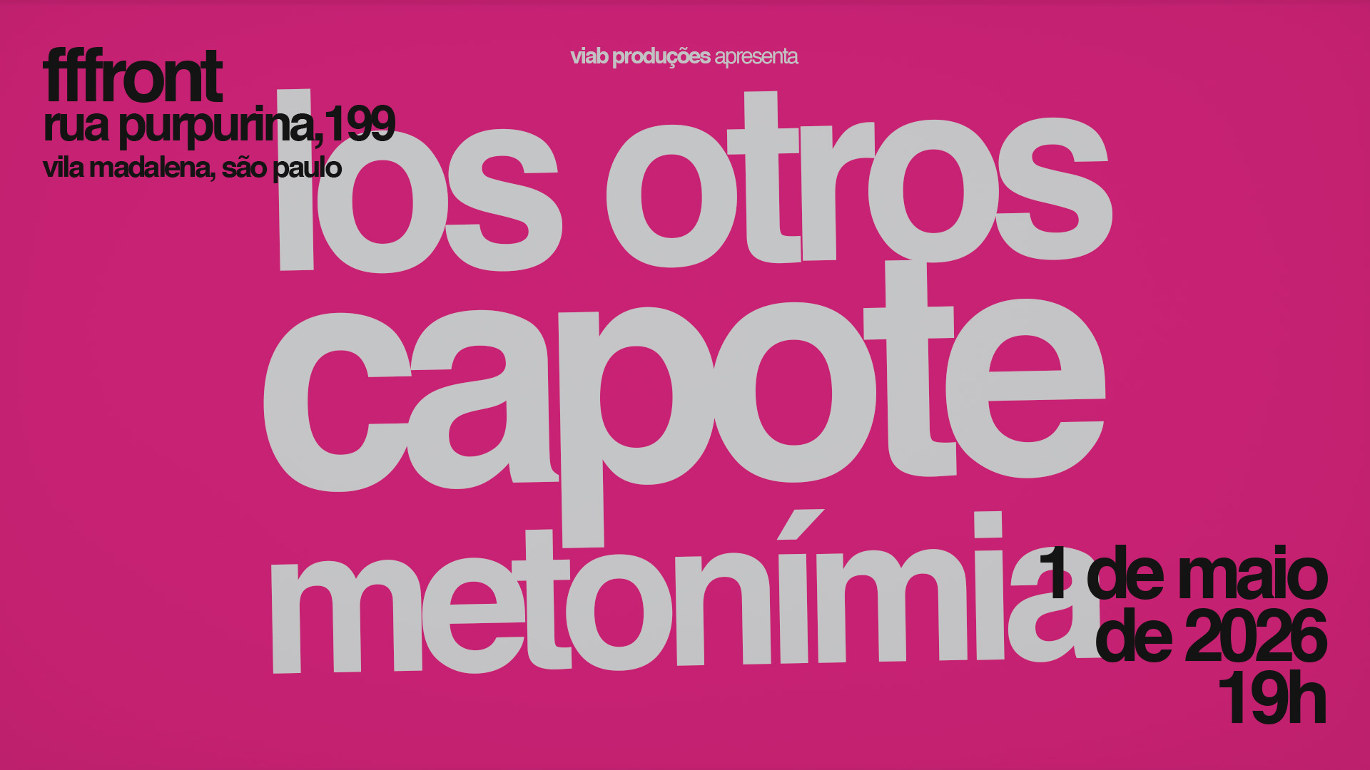 metonímia, capote e los otros no fffront