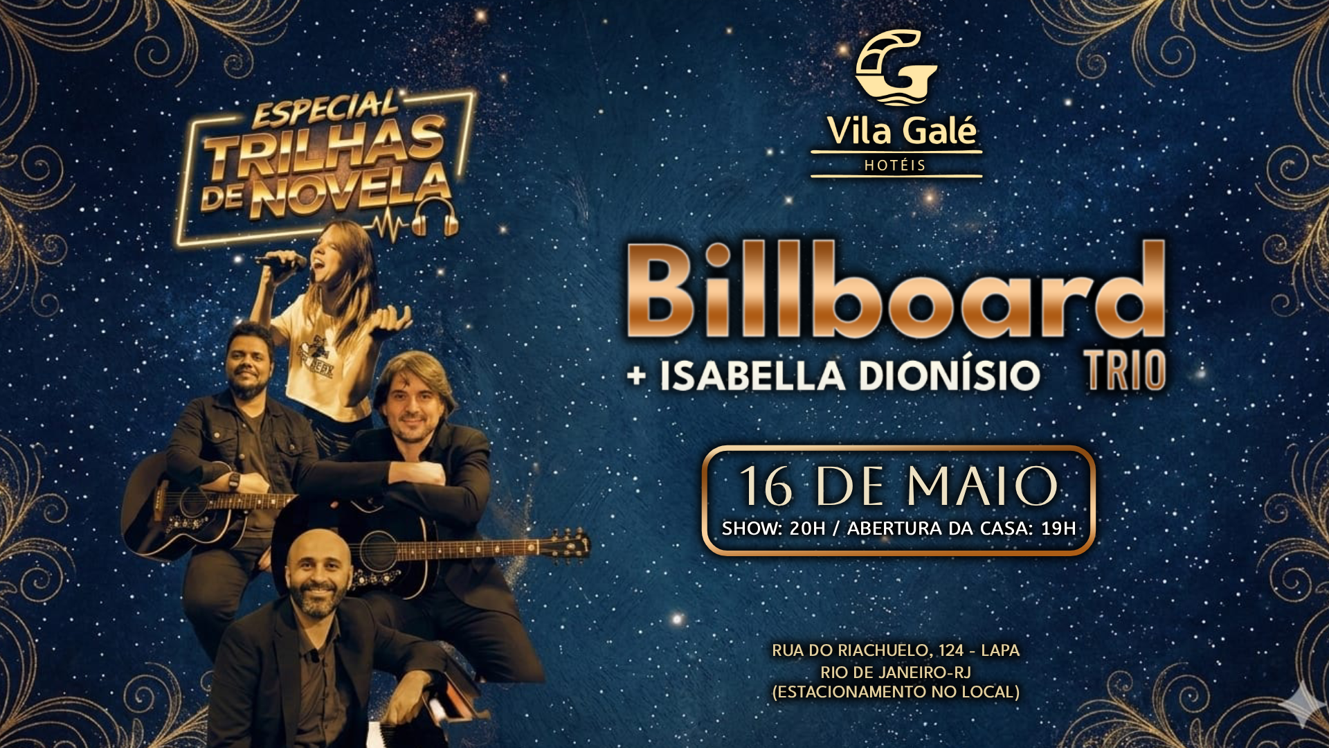 BILLBOARD TRIO & ISABELLA DIONÍSIO - Especial trilhas de novela