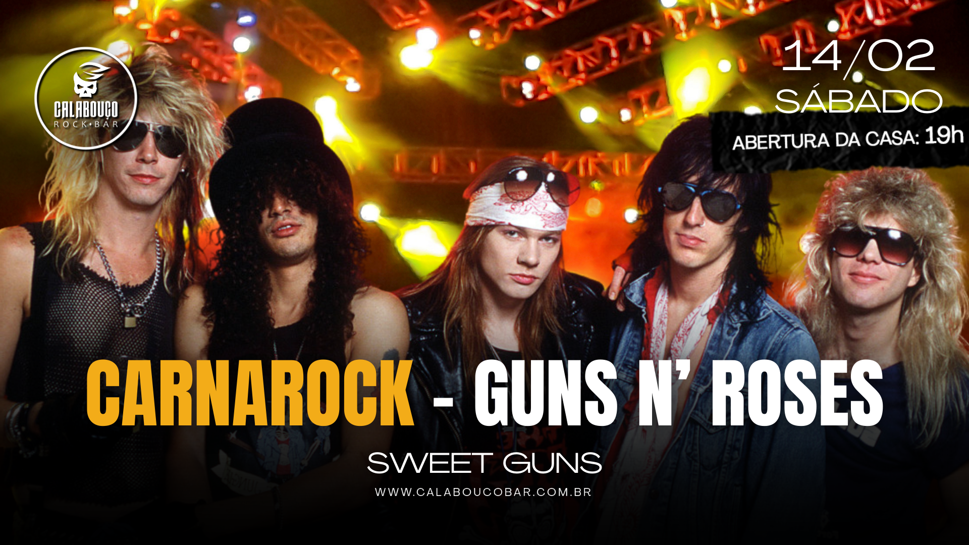 CARNAROCK - GUNS N' ROSES com Sweet Guns