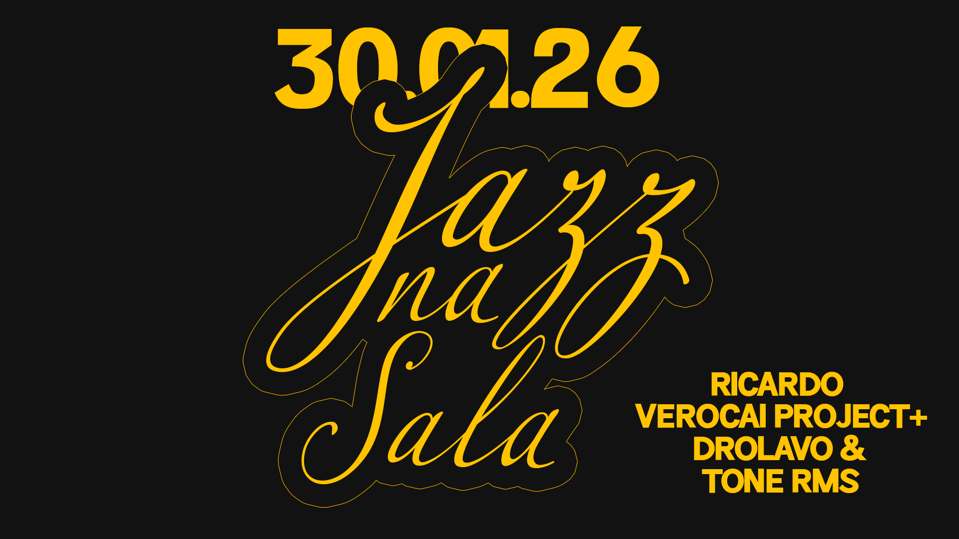 Jazz na Sala com  Verocai Project + Drolavo + Tone RMS
