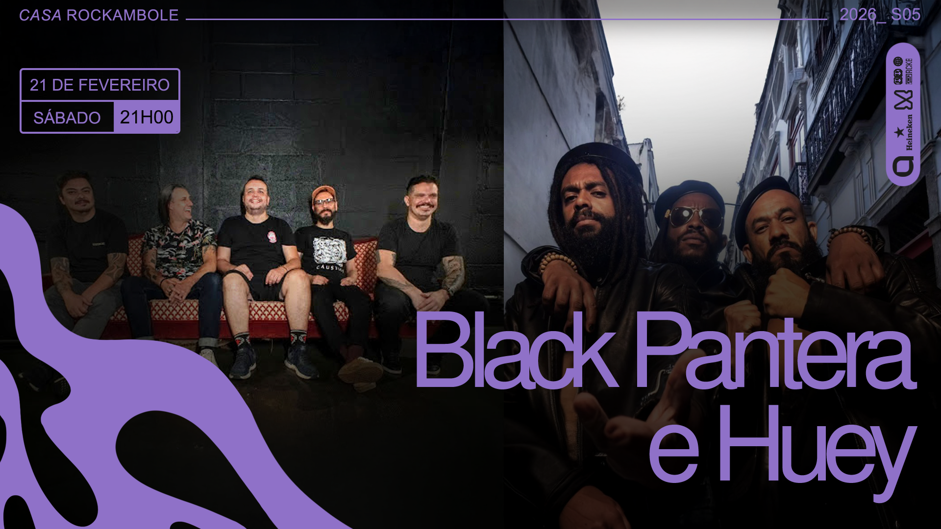 Black Pantera e Huey na Casa Rockambole