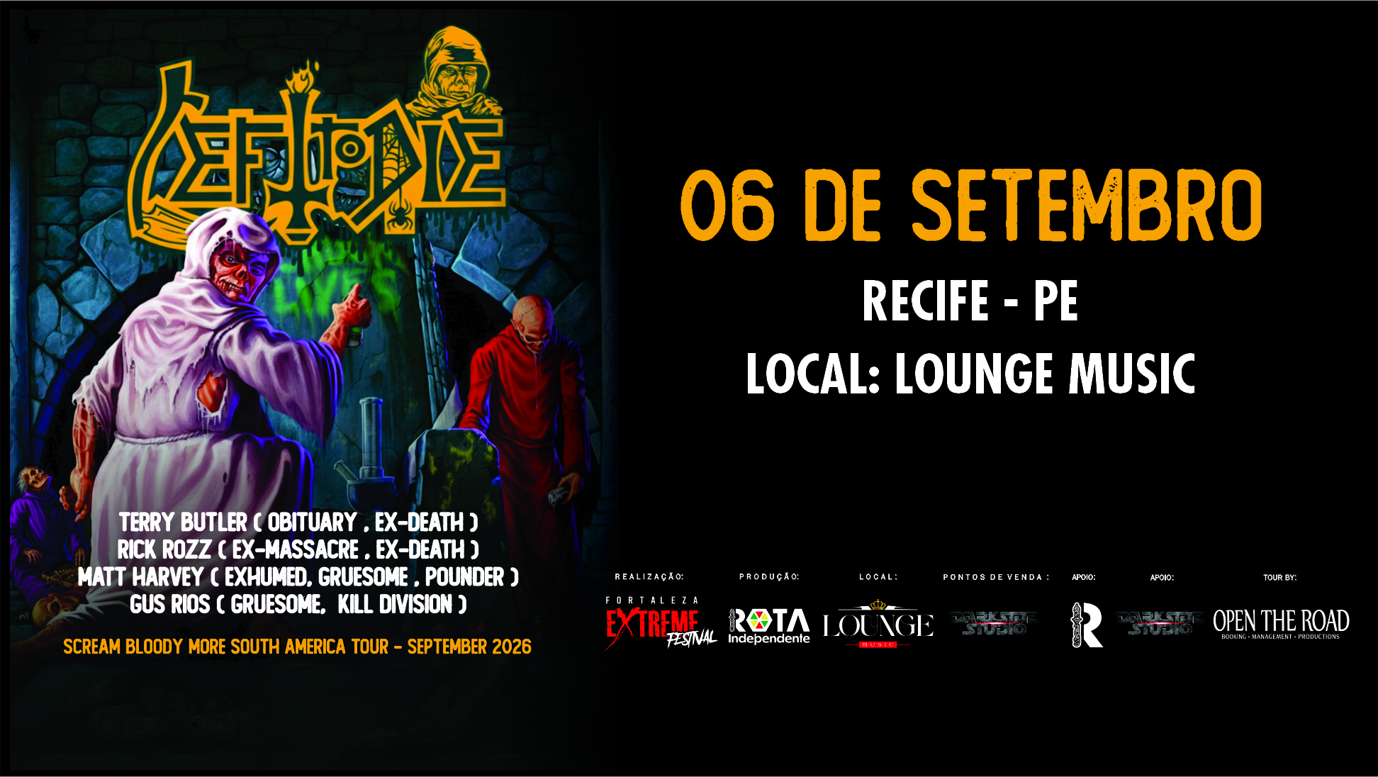 Left to Die l Death - Recife em Jaboatão dos Guararapes