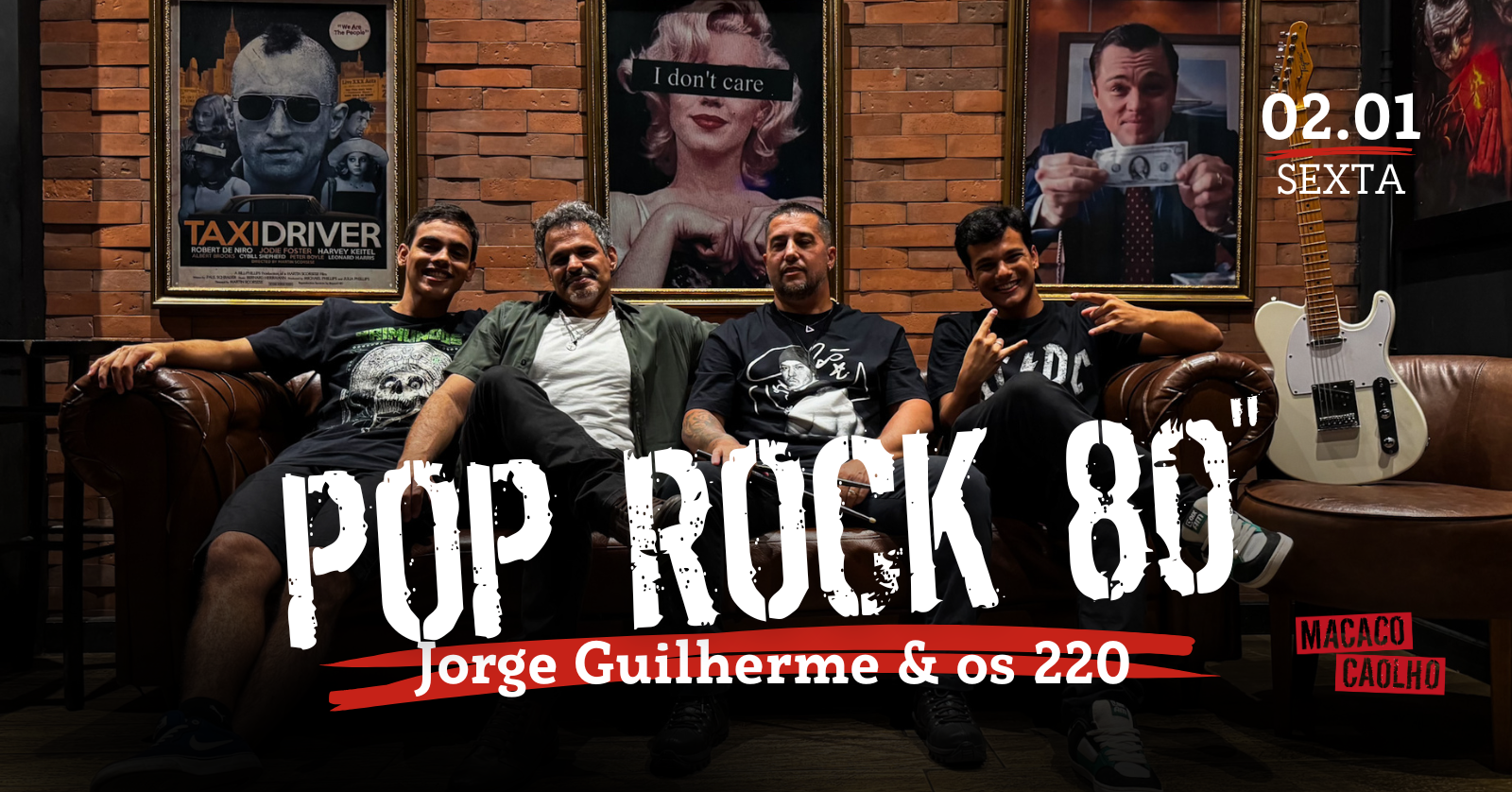 Jorge Guilherme & os 220 - Rock e Pop Rock 80"