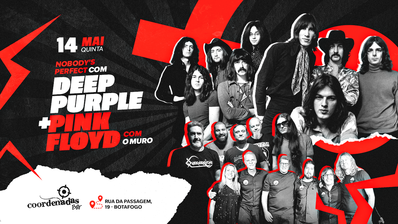 DEEP PURPLE TRIBUTE  com NOBODY´S  PERFECT no Coordenadas Bar 
