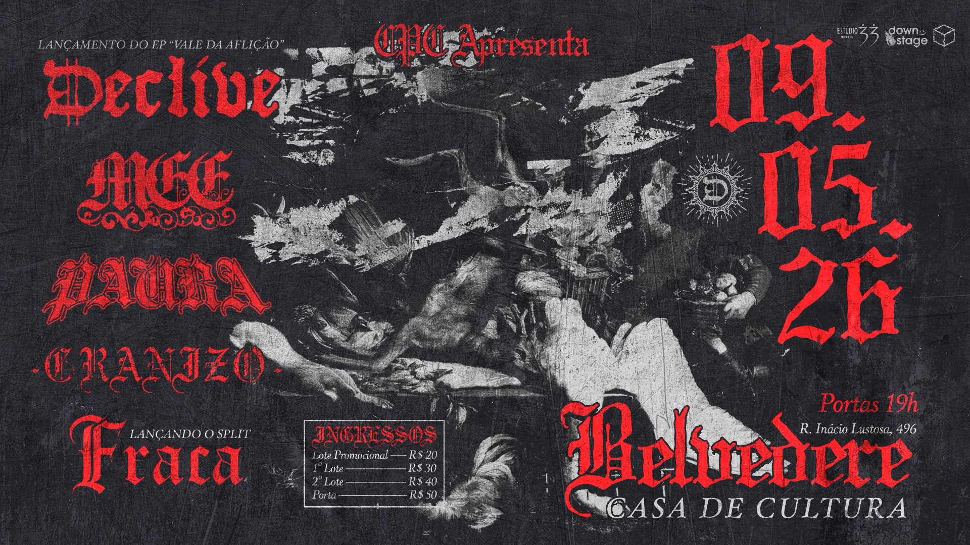 CPC Apresenta: Declive, MEE, Paura, Fraca e Granizo.