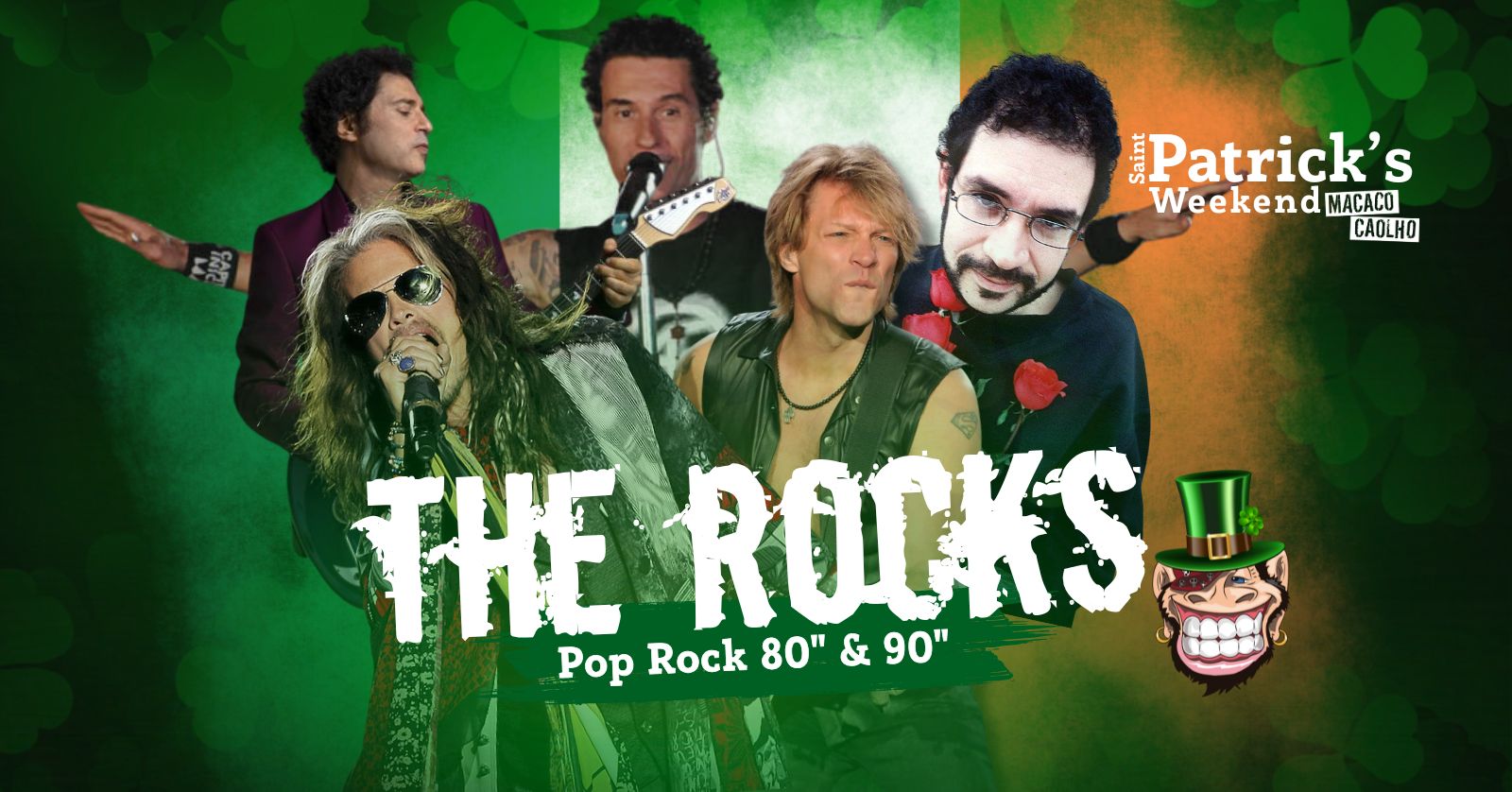 The Rocks no St. Patrick's 2026 do Macaco Caolho