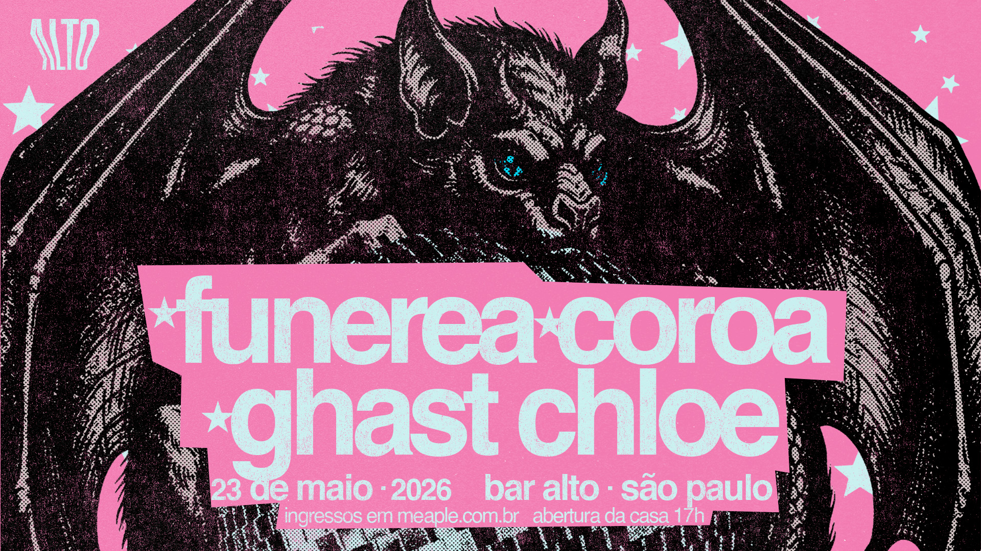 Funerea + Coroa no Bar Alto