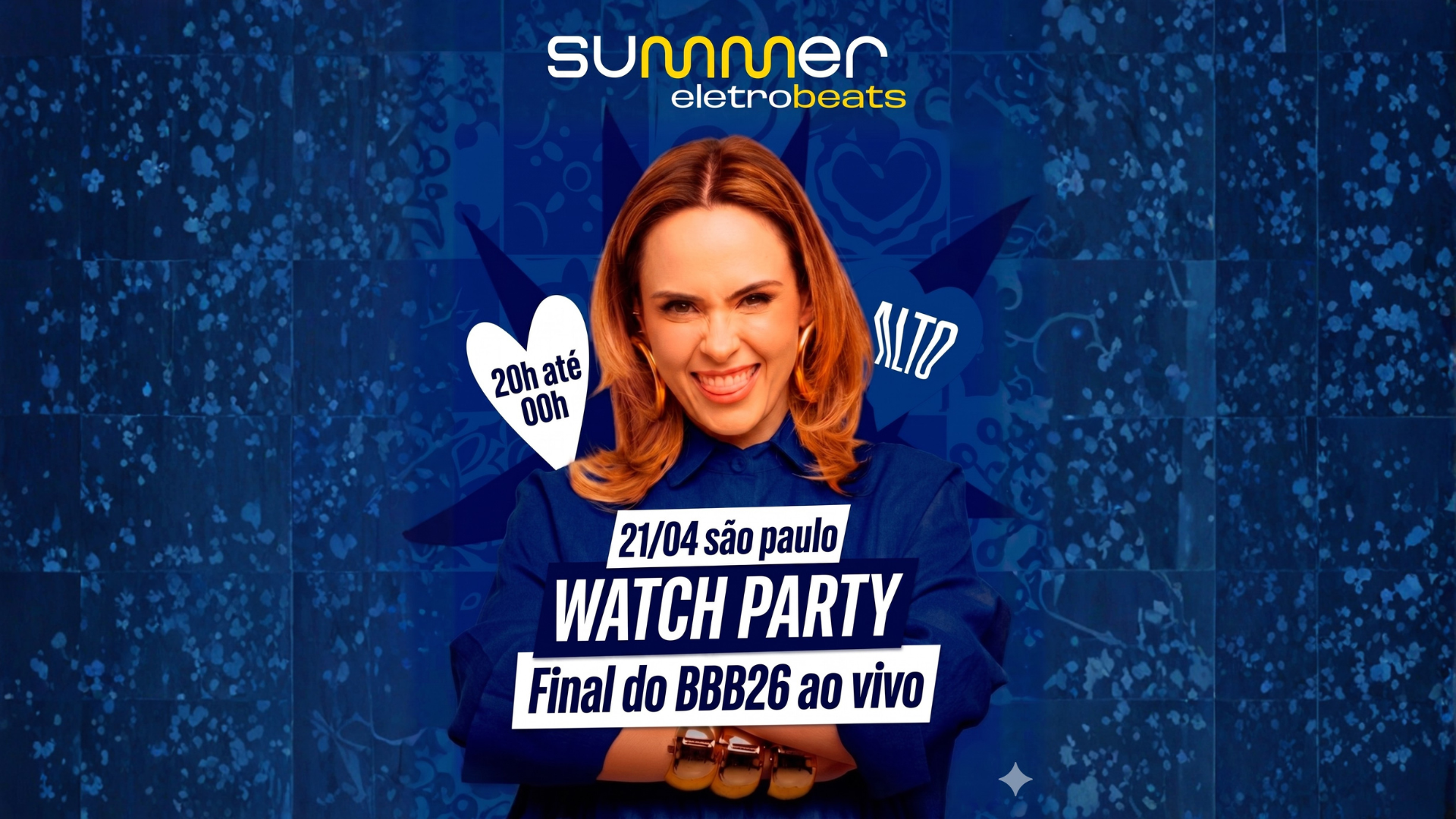 Watch Party Summer EletroBeats com Transmissão Ao Vivo da Final do BBB26