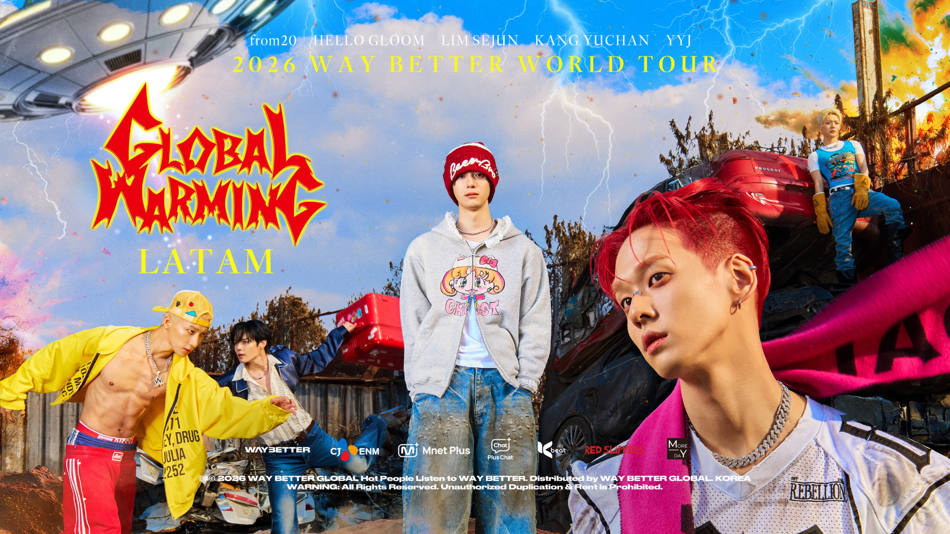 2026 Way Better World Tour - Global Warming em São Paulo