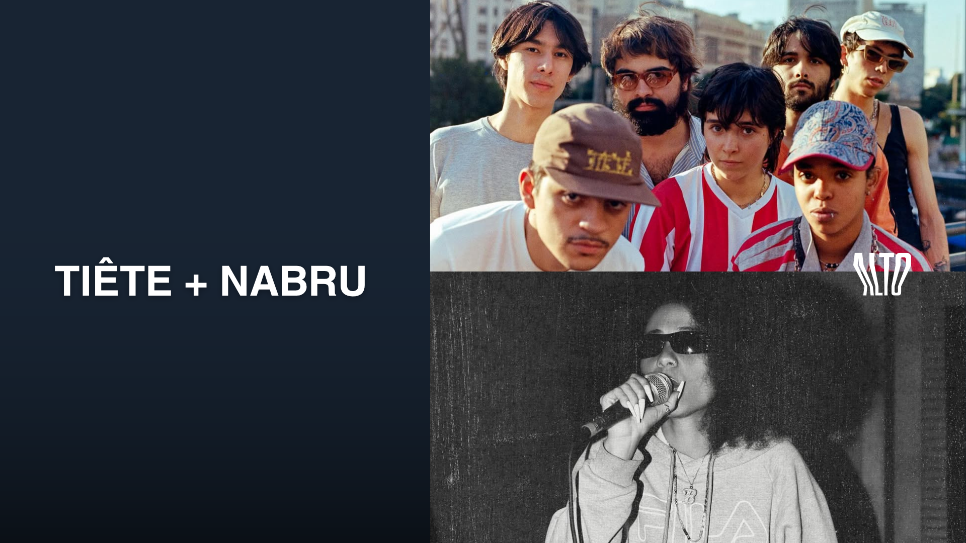 Tietê e Nabru no Bar Alto