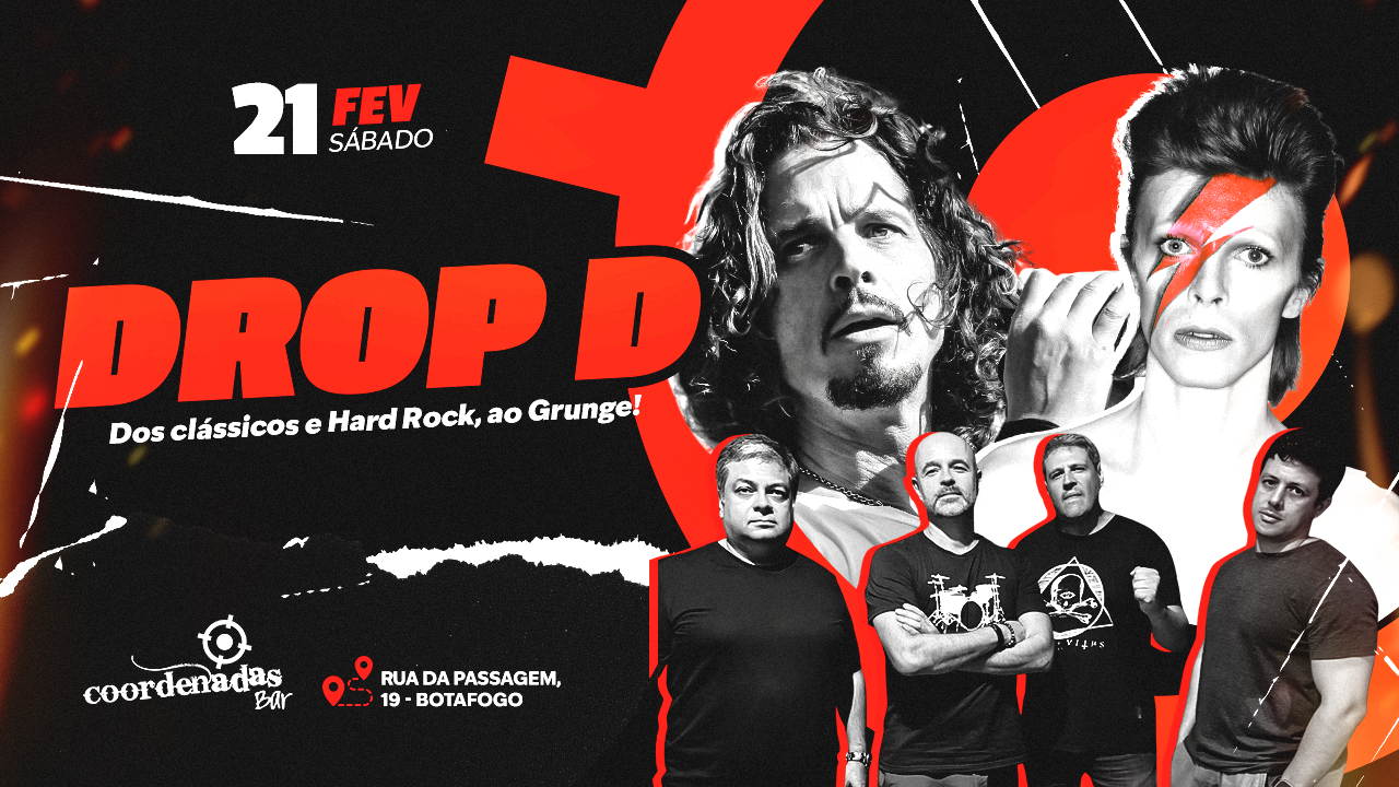 DROP D - Do Grunge ao Hard Rock - No Coordenadas Bar 
