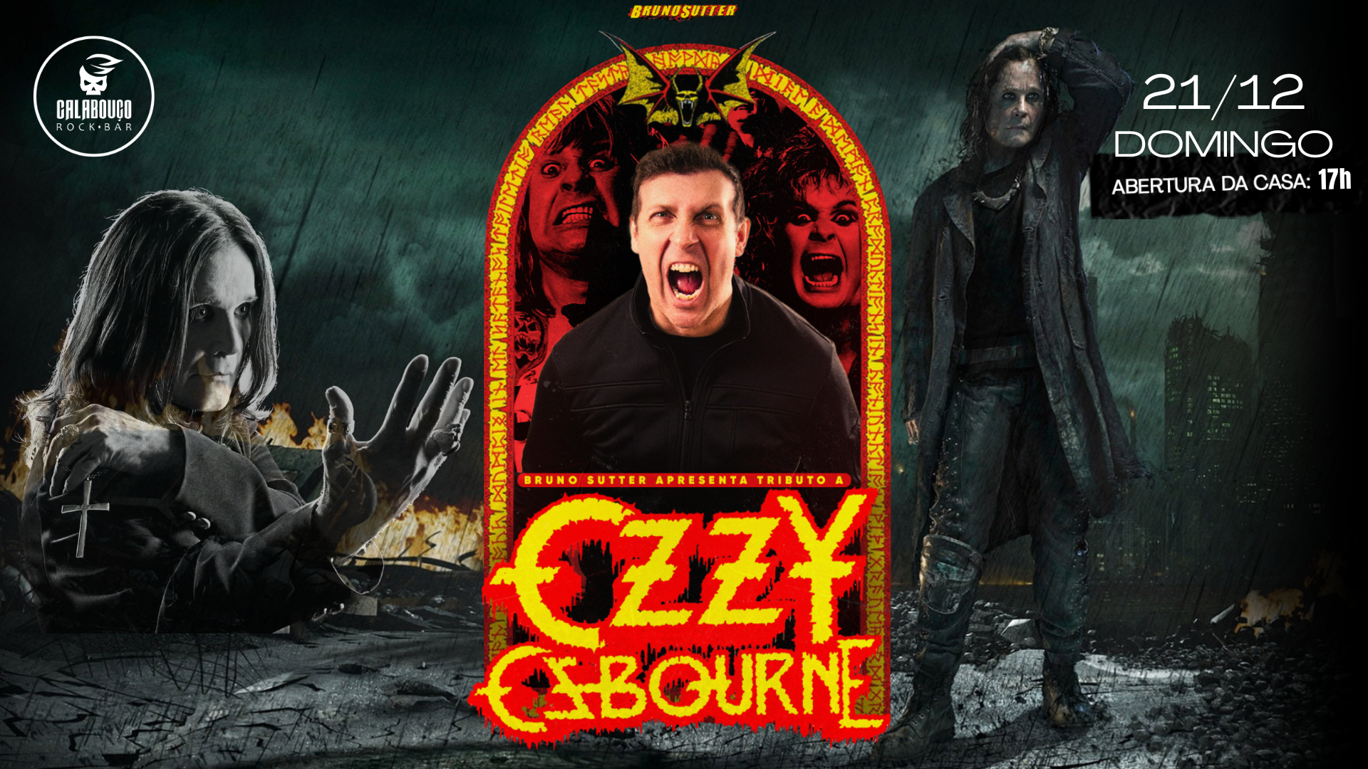 BRUNO SUTTER - TRIBUTO OZZY OSBOURNE  em Rio de Janeiro