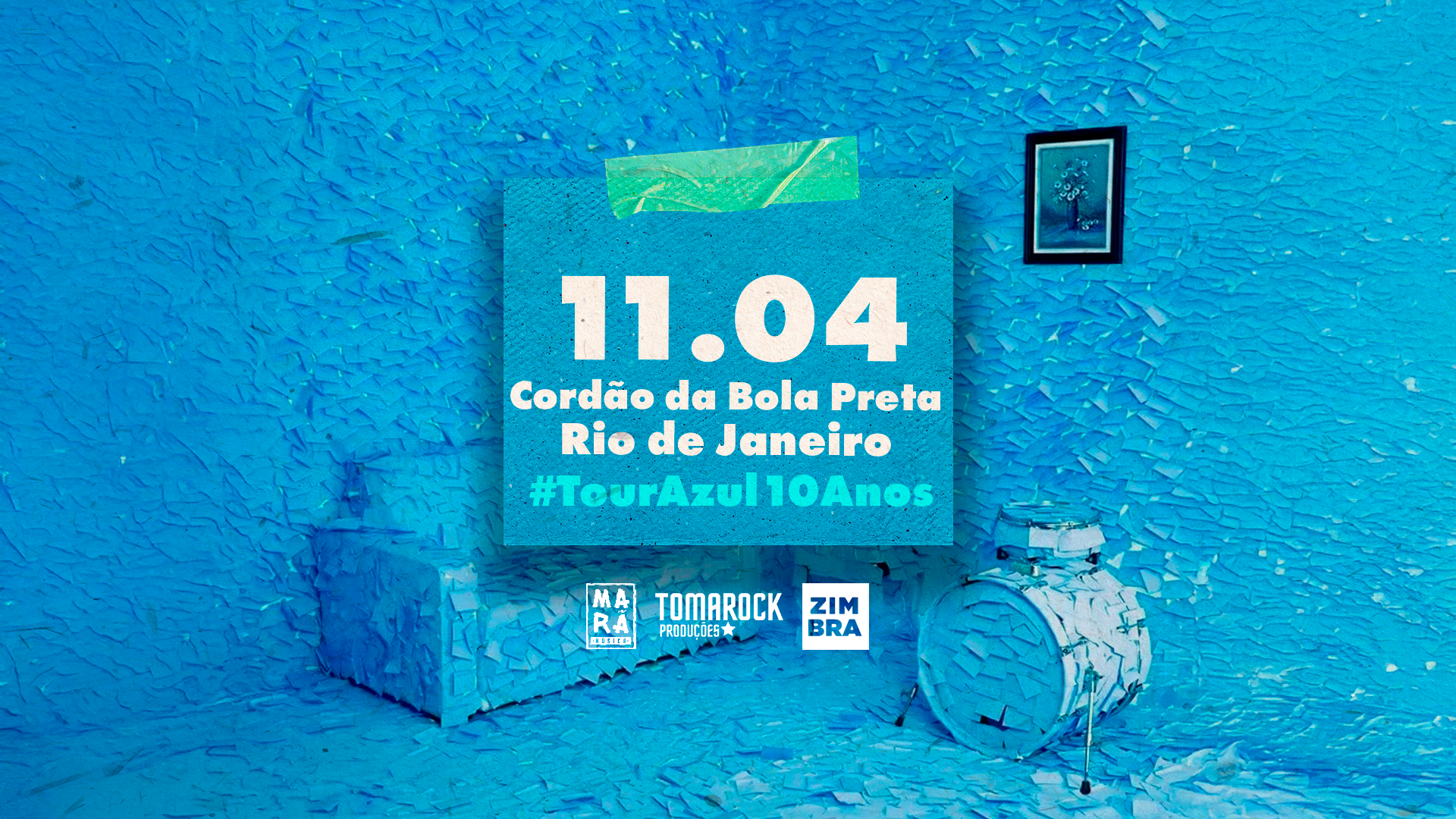 Zimbra no Rio de Janeiro - Tour Azul 10 Anos