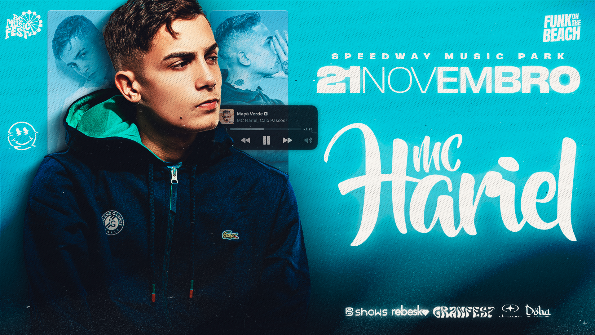 Agenda de eventos do mês de novembro em Balneário Camboriú 2 MC Hariel em BC em Balneário Camboriú